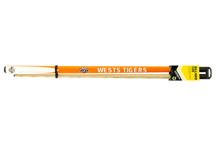 NRL Wests Tigers 2 Piece Pool Cue