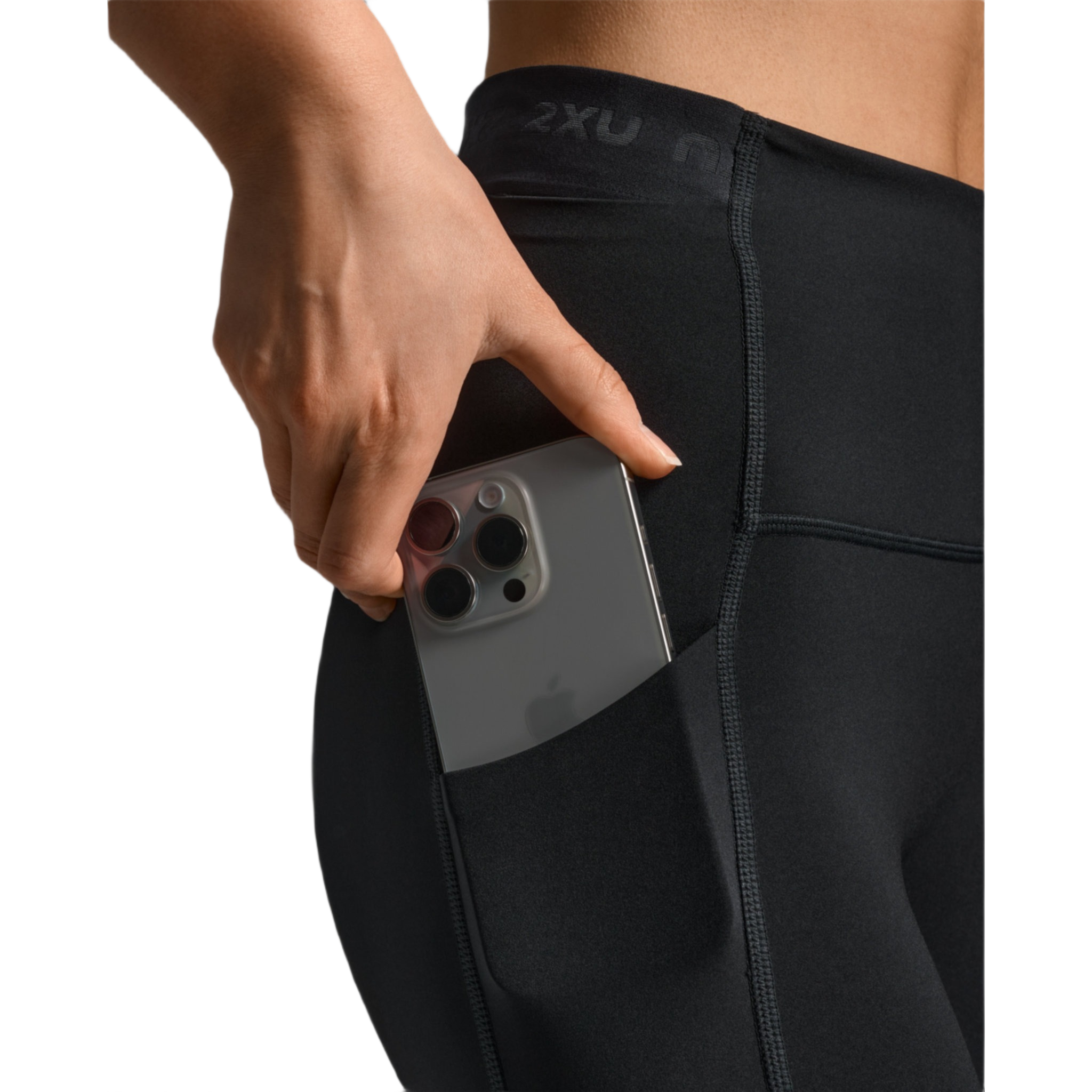 2XU Form Stash Hi Rise Compression Womens 7/8 Tights