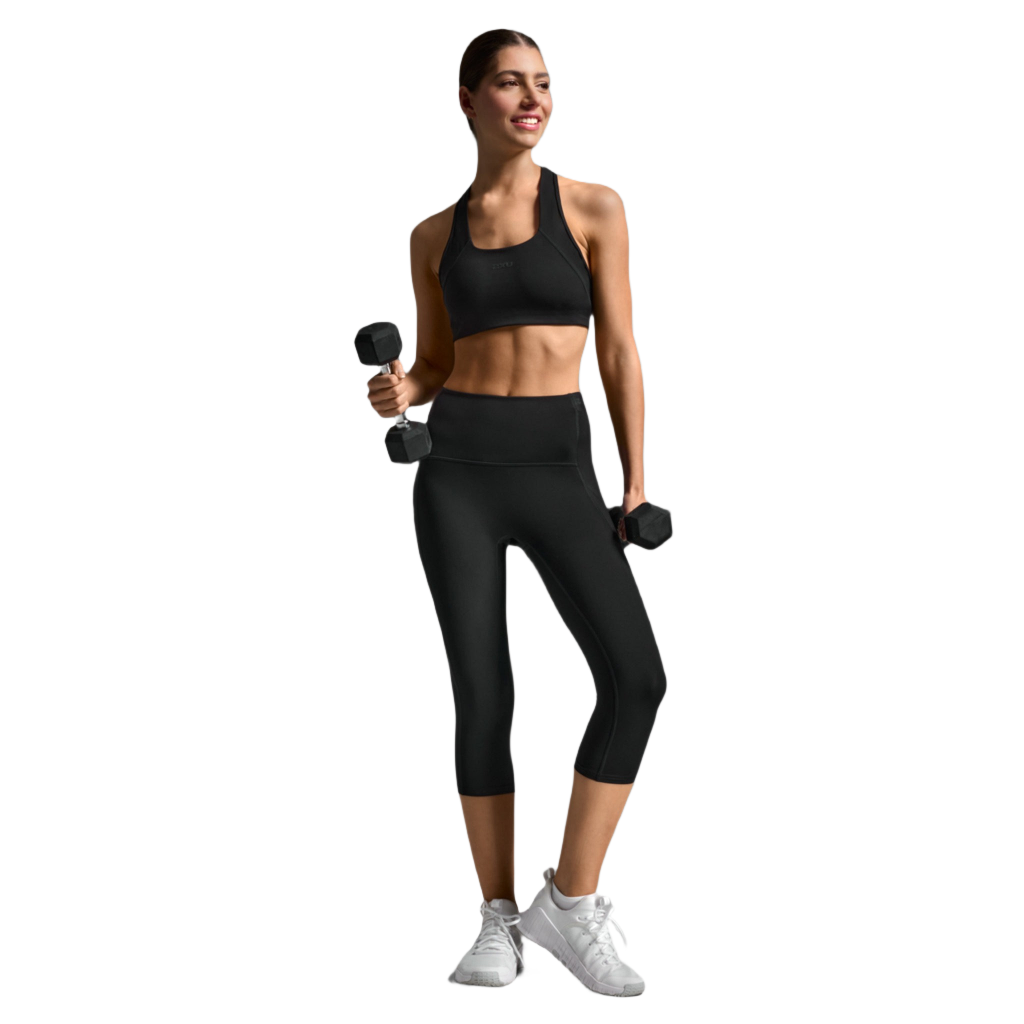2XU Form Stash Hi-Rise Compression Womens 3/4 Tights