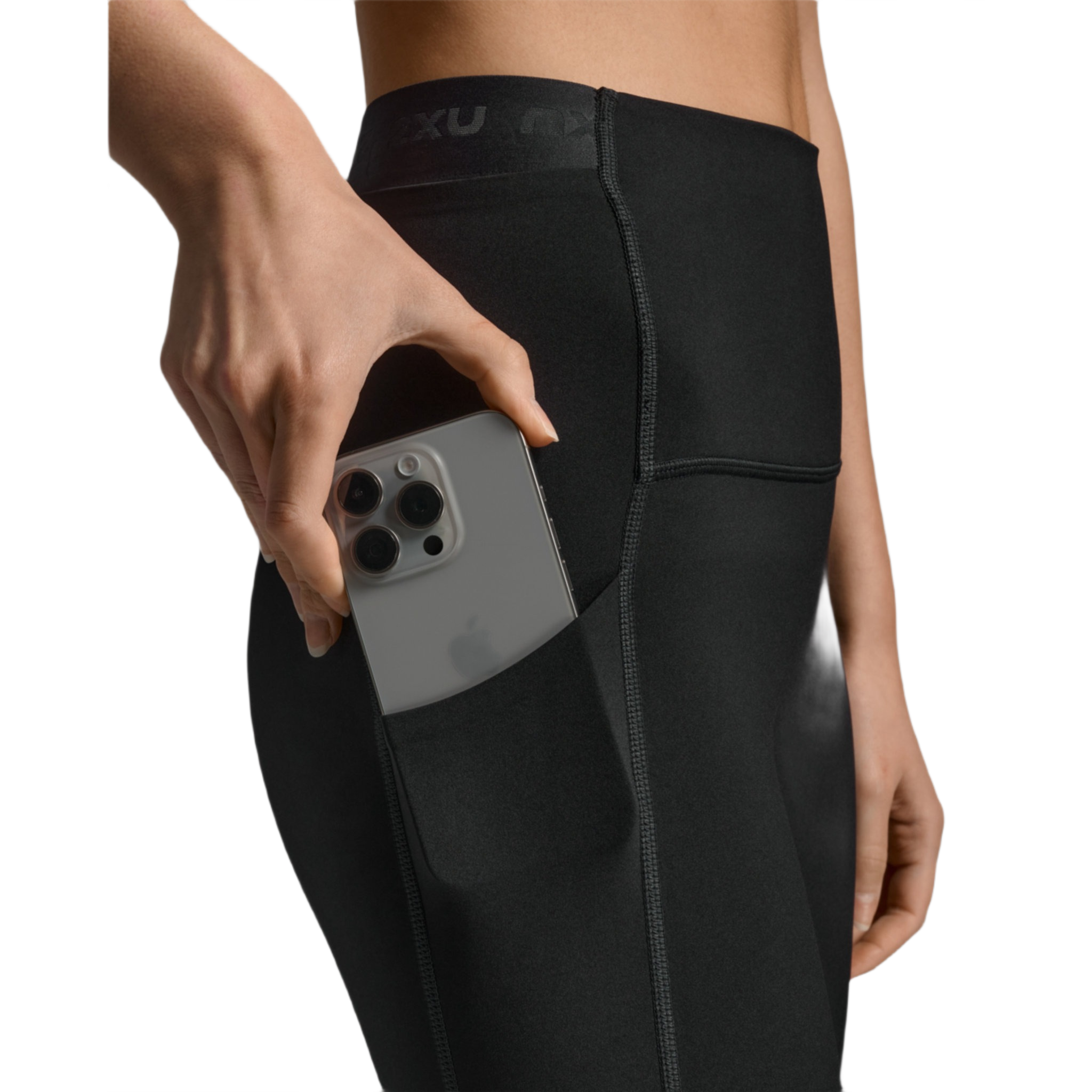 2XU Form Stash Hi-Rise Compression Womens 3/4 Tights