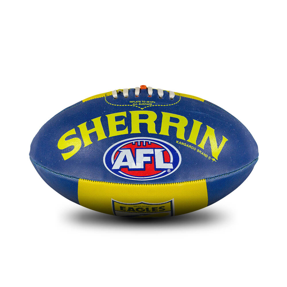 Sherrin AFL All Surface 1st 18 Football - West Coast Eagles