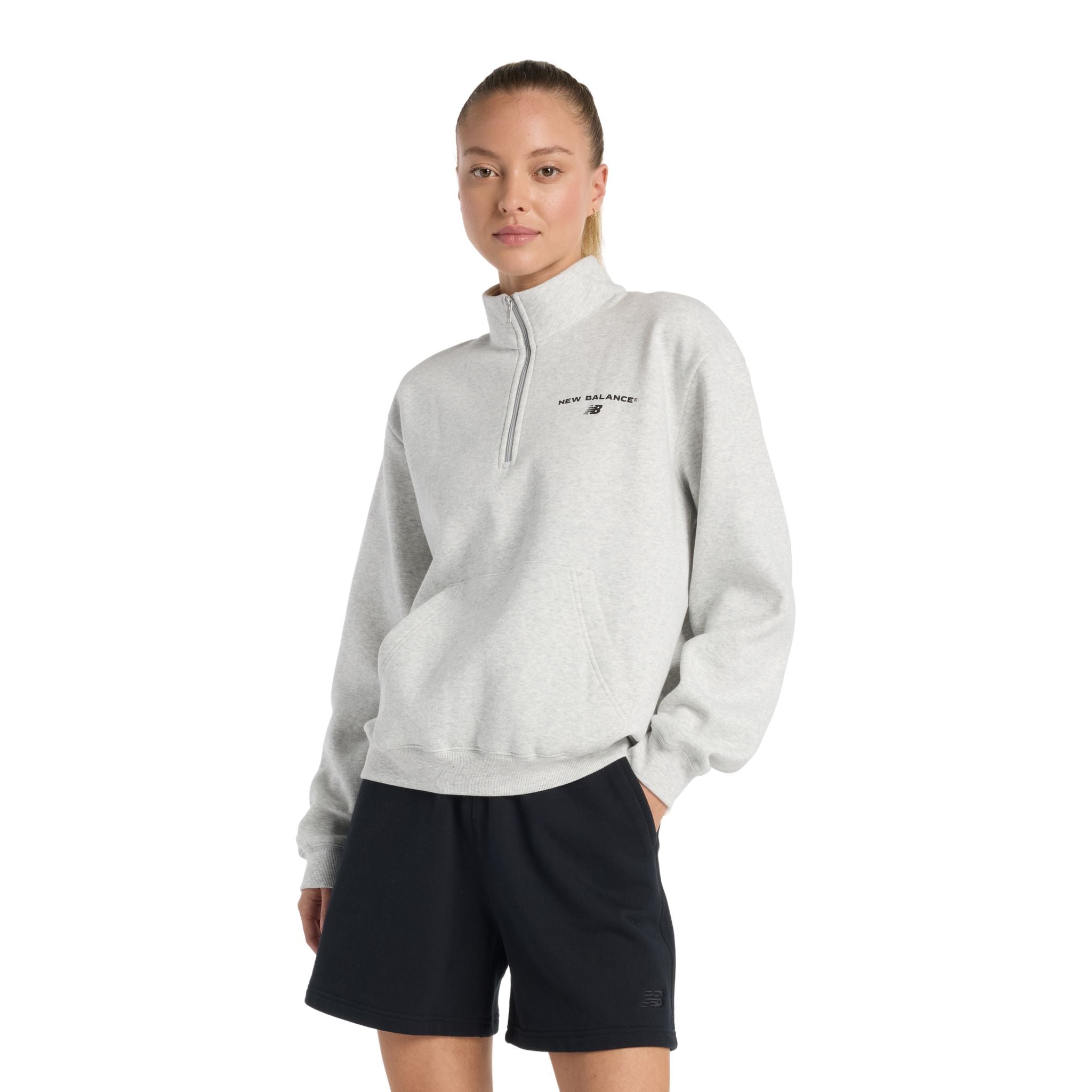 New Balance Reimagined Fleece Womens Half Zip