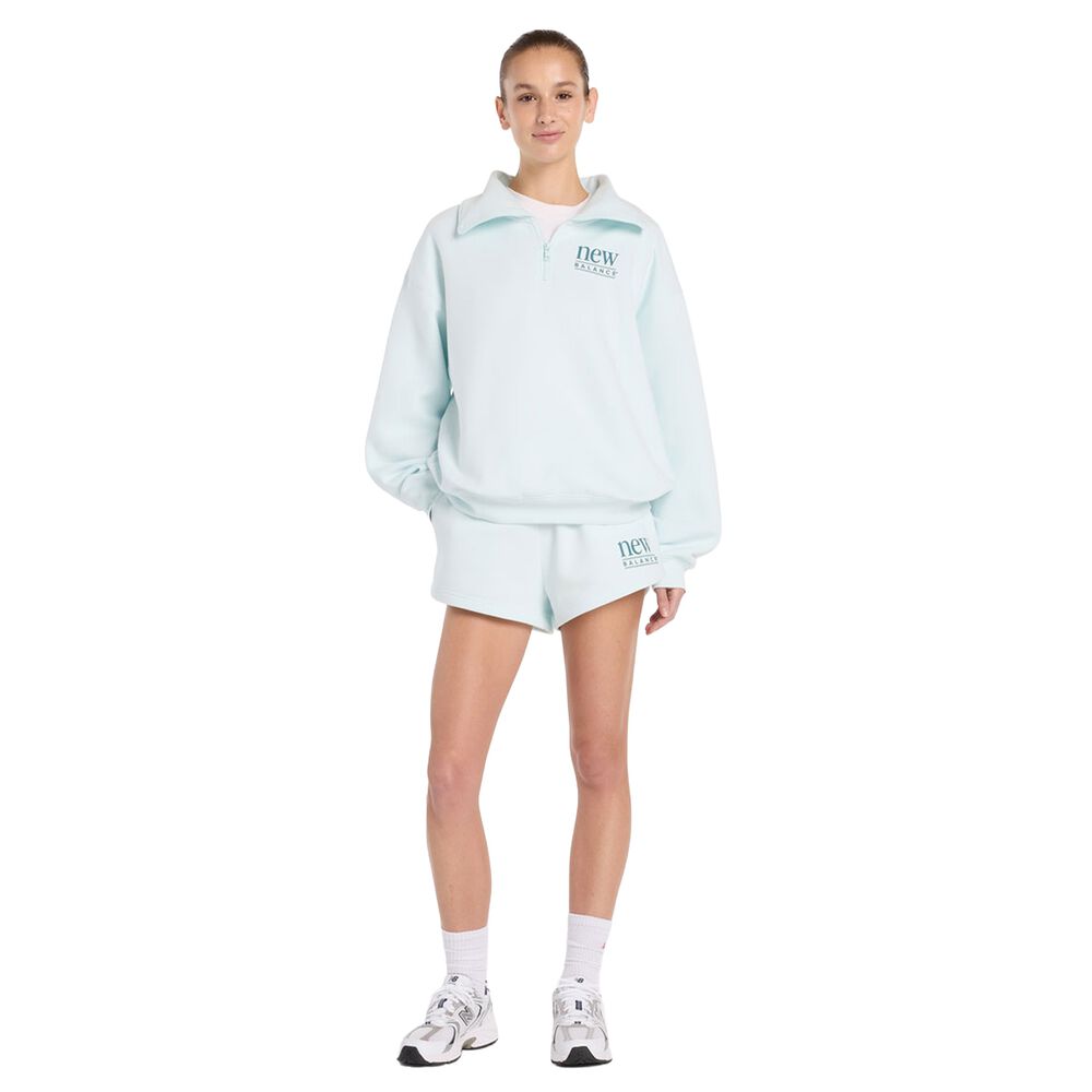 New Balanced Reimagined Fleece Womens Half Zip
