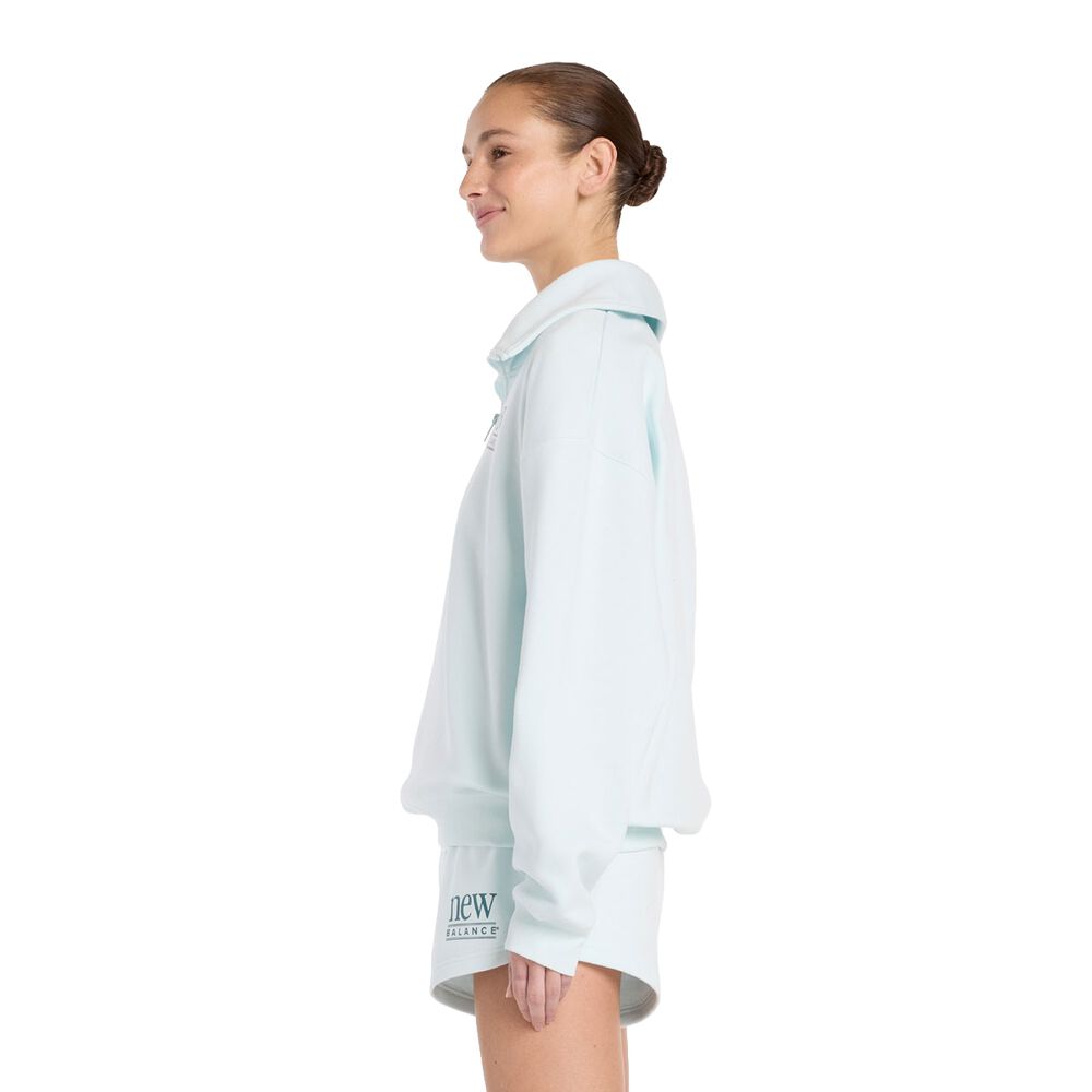 New Balanced Reimagined Fleece Womens Half Zip