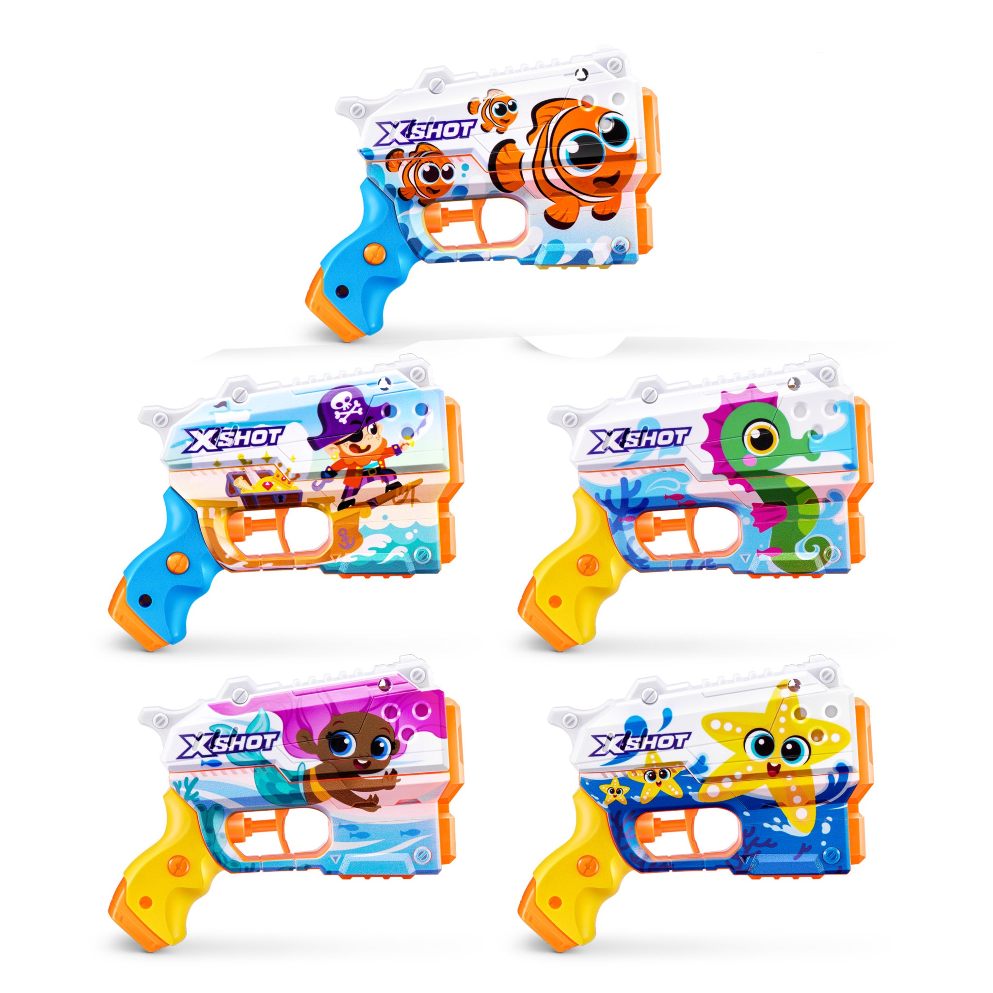 ZURU X Shot Fast Fill Skins Junior Water Blaster Assorted Styles