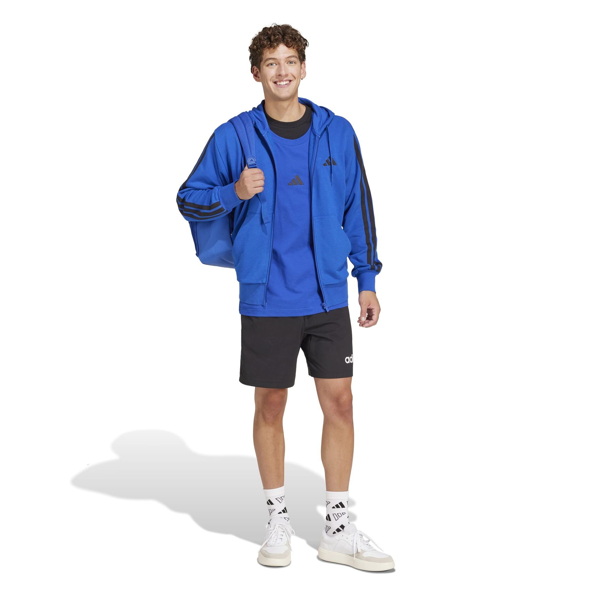 adidas Essentials Linear Single Mens Jersey Shorts