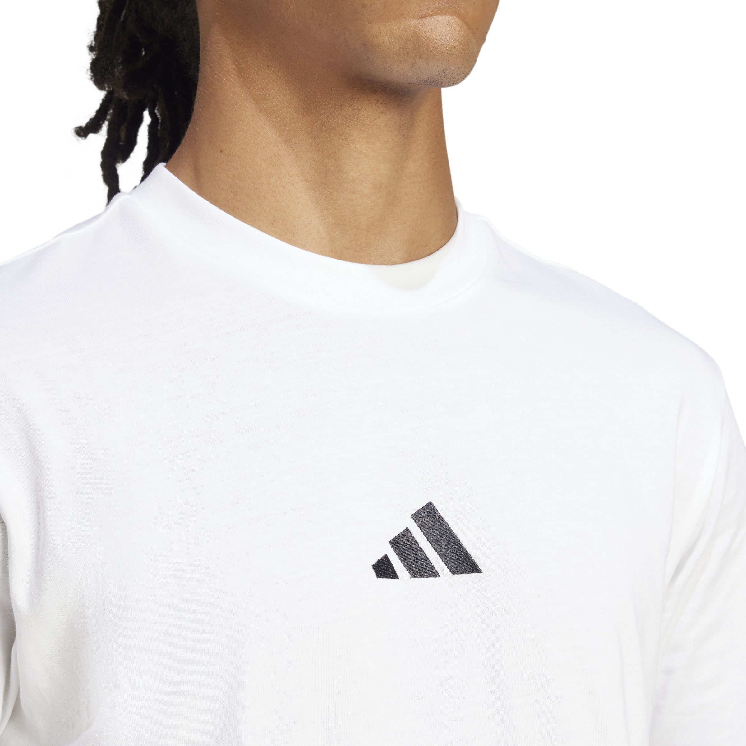 adidas Essentials Small Logo Single Jersey Mens Tee