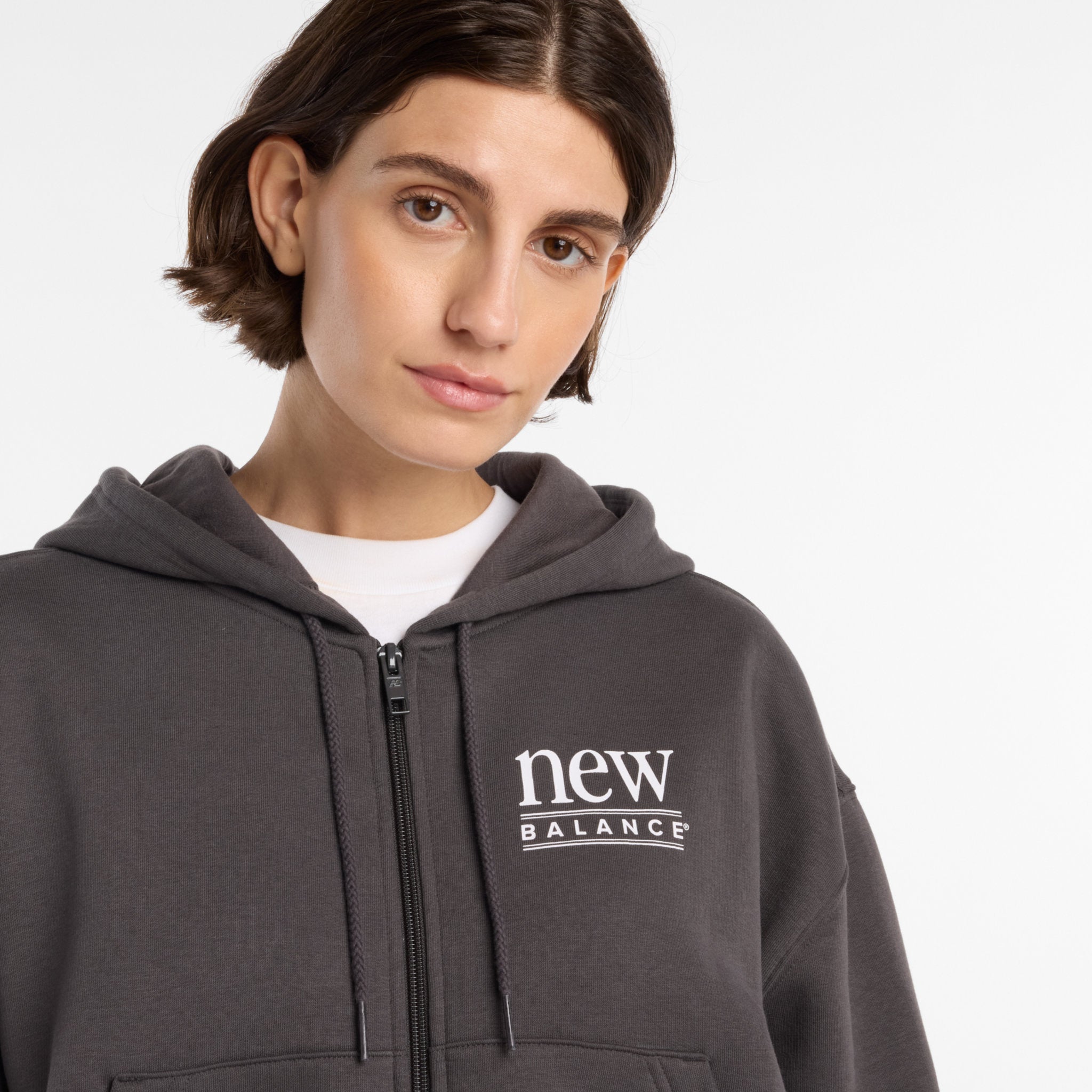 New Balance Reimagined Fleece Womens Full Zip