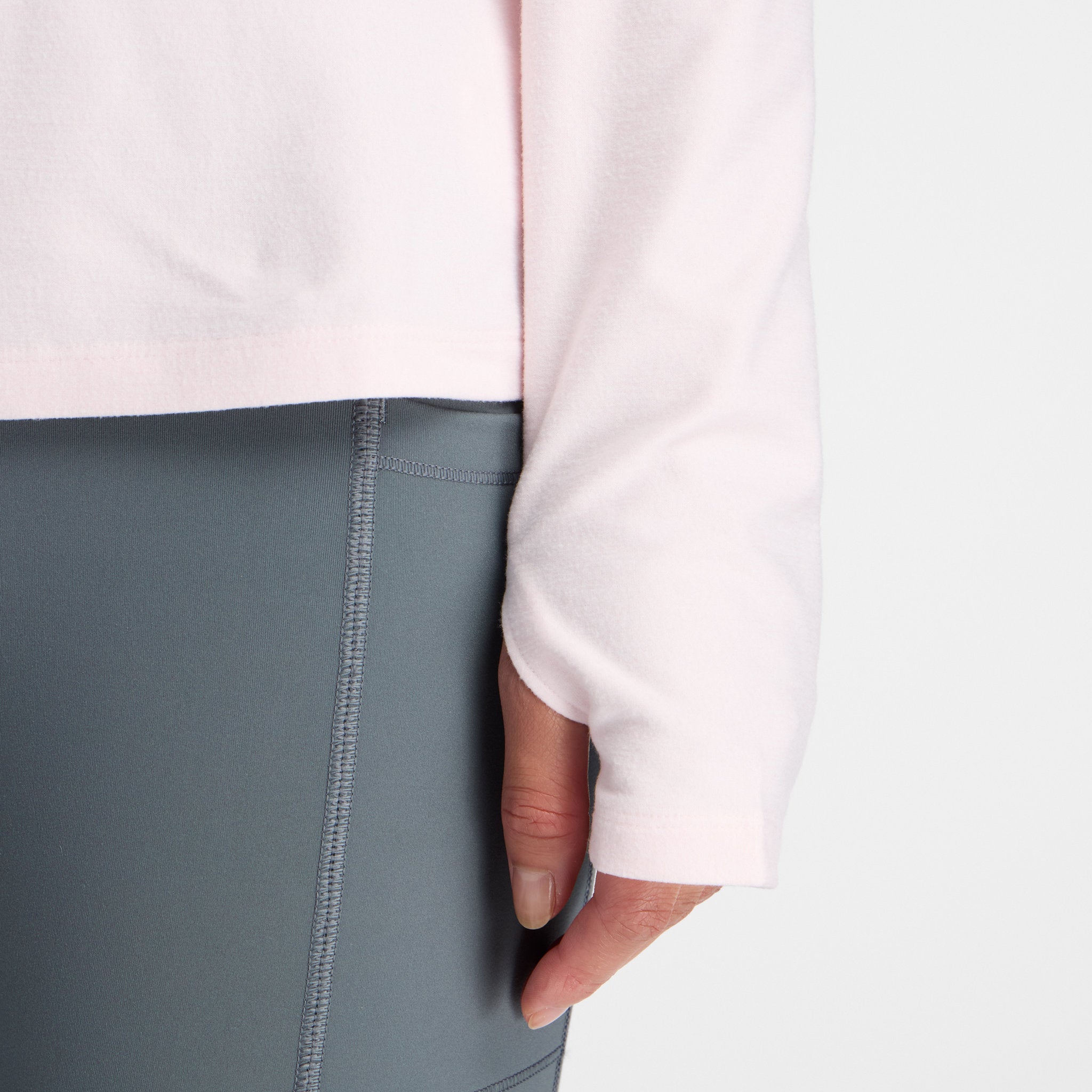 New Balance Sport Essentials Space Dye Womens Quarter Zip
