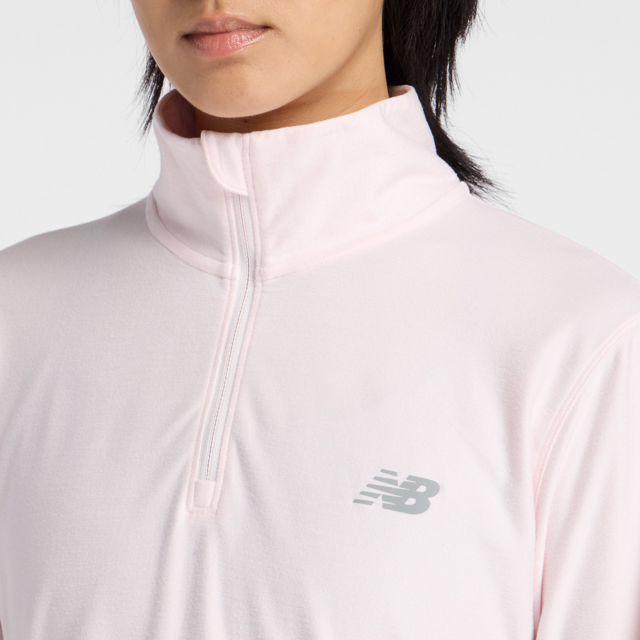 New Balance Sport Essentials Space Dye Womens Quarter Zip