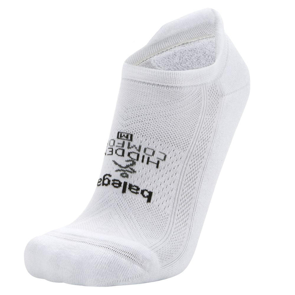 White, Balega Hidden Comfort No Show Running Socks Img 4 | SportsPower