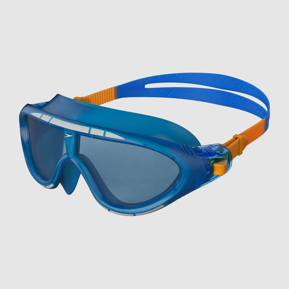 Speedo Biofuse Rift Goggles Blue/Orange Junior