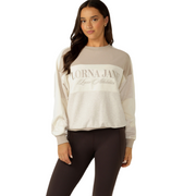 Lorna Jane Luxe Panelled Sweat Womens Crew