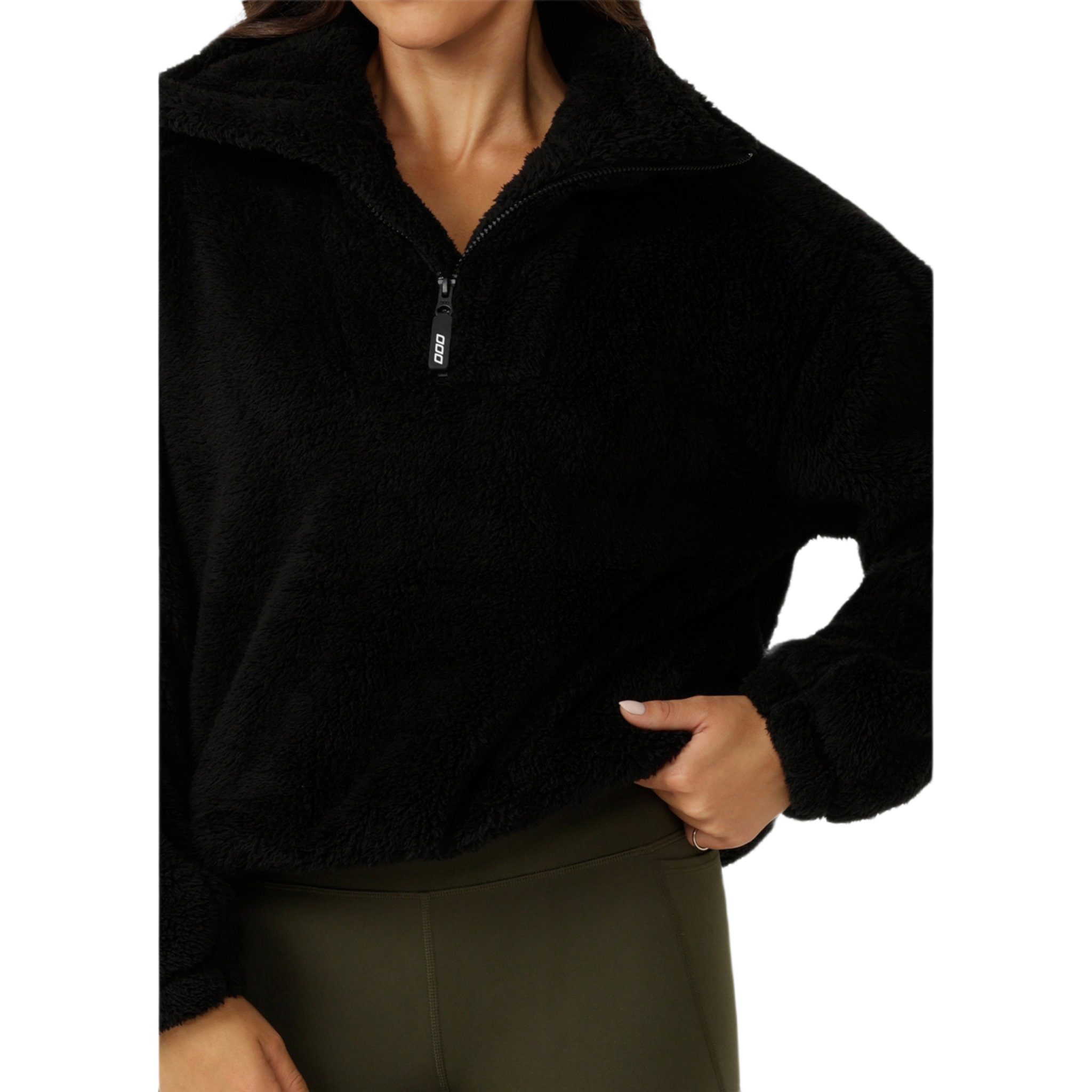 Lorna Jane Everyday Teddy Sweat Womens Quarter Zip