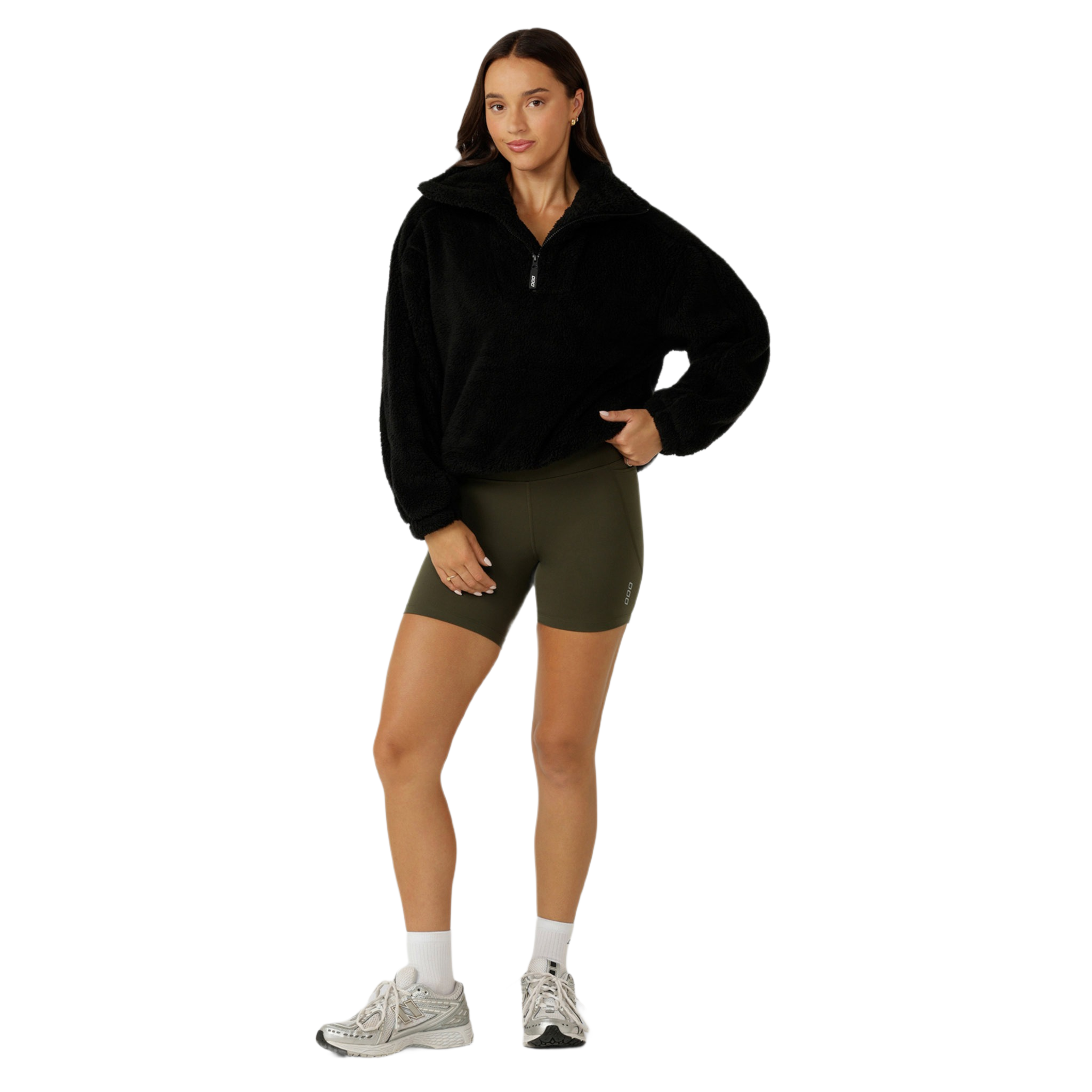 Lorna Jane Everyday Teddy Sweat Womens Quarter Zip