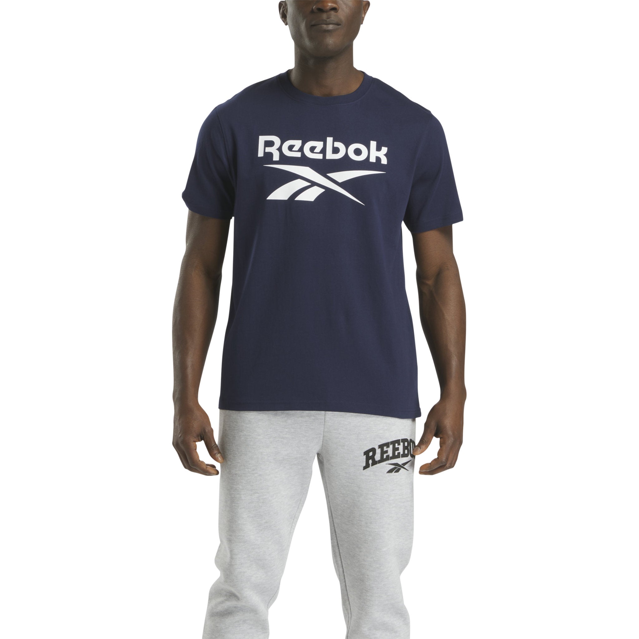 Reebok Chad Big Logo Mens Crew Neck Tee