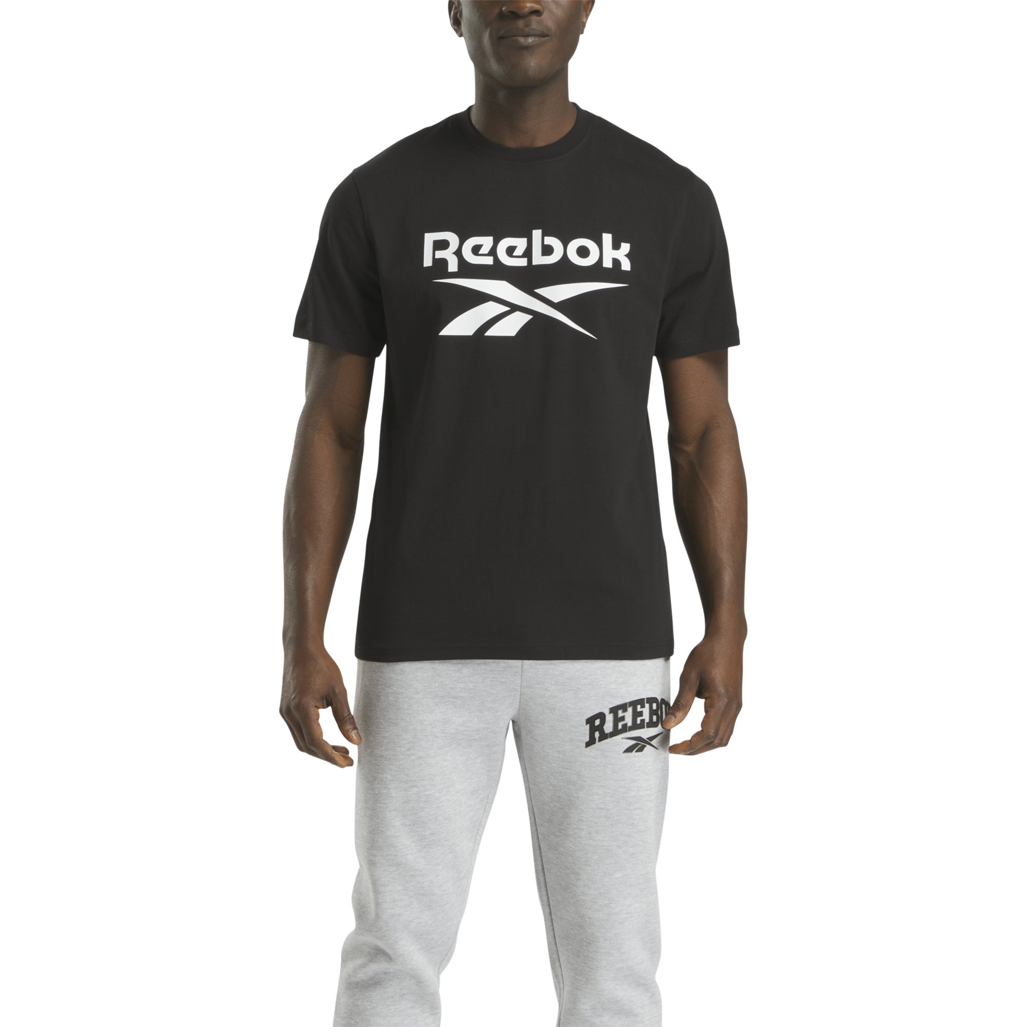 Reebok Chad Big Logo Mens Crew Neck Tee