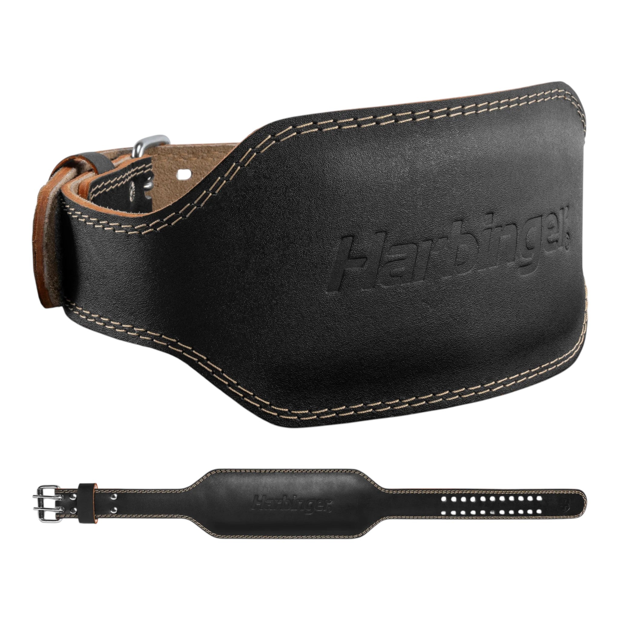 Harbinger 6-Inch Padded Leather Belt 2.0