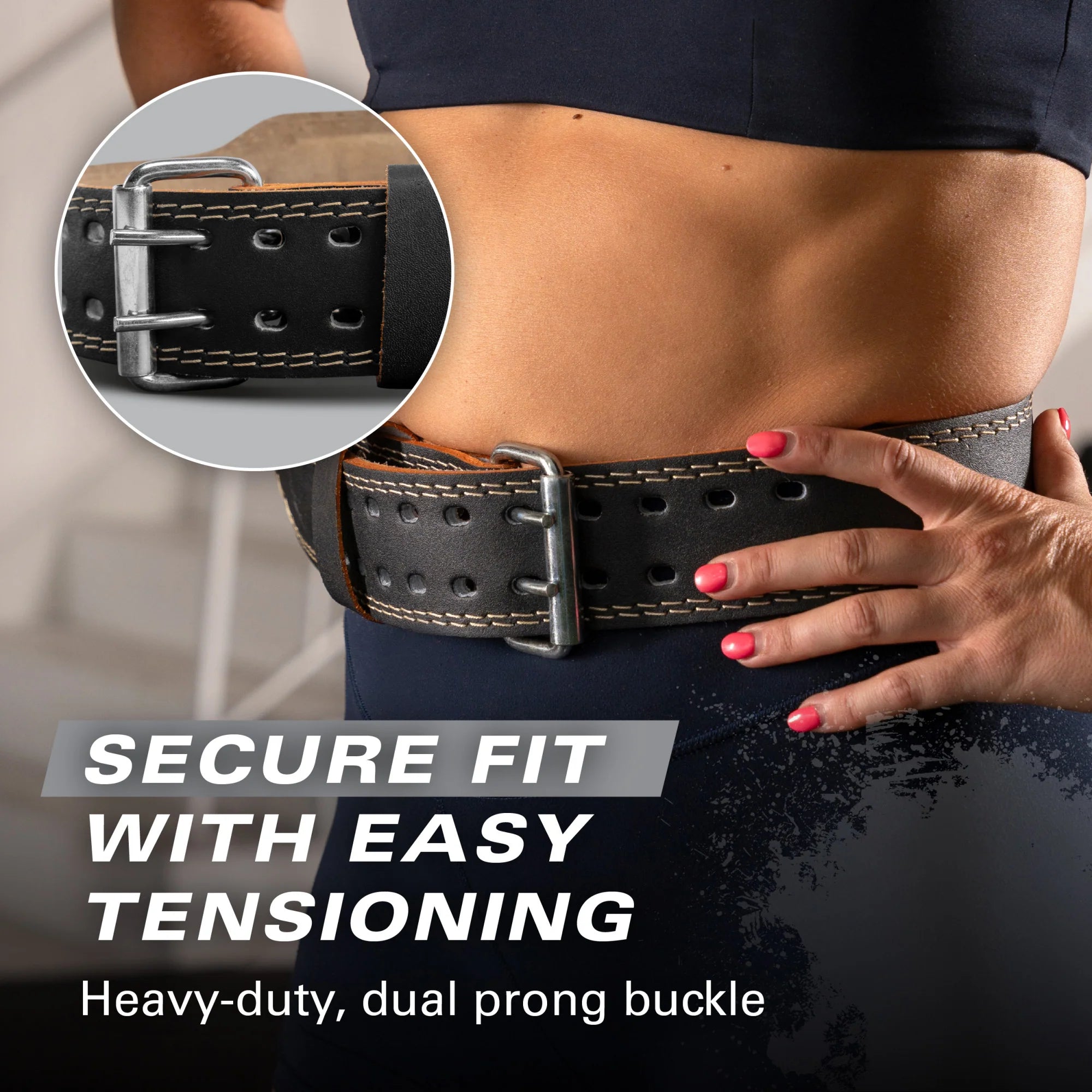 Harbinger 6-Inch Padded Leather Belt 2.0