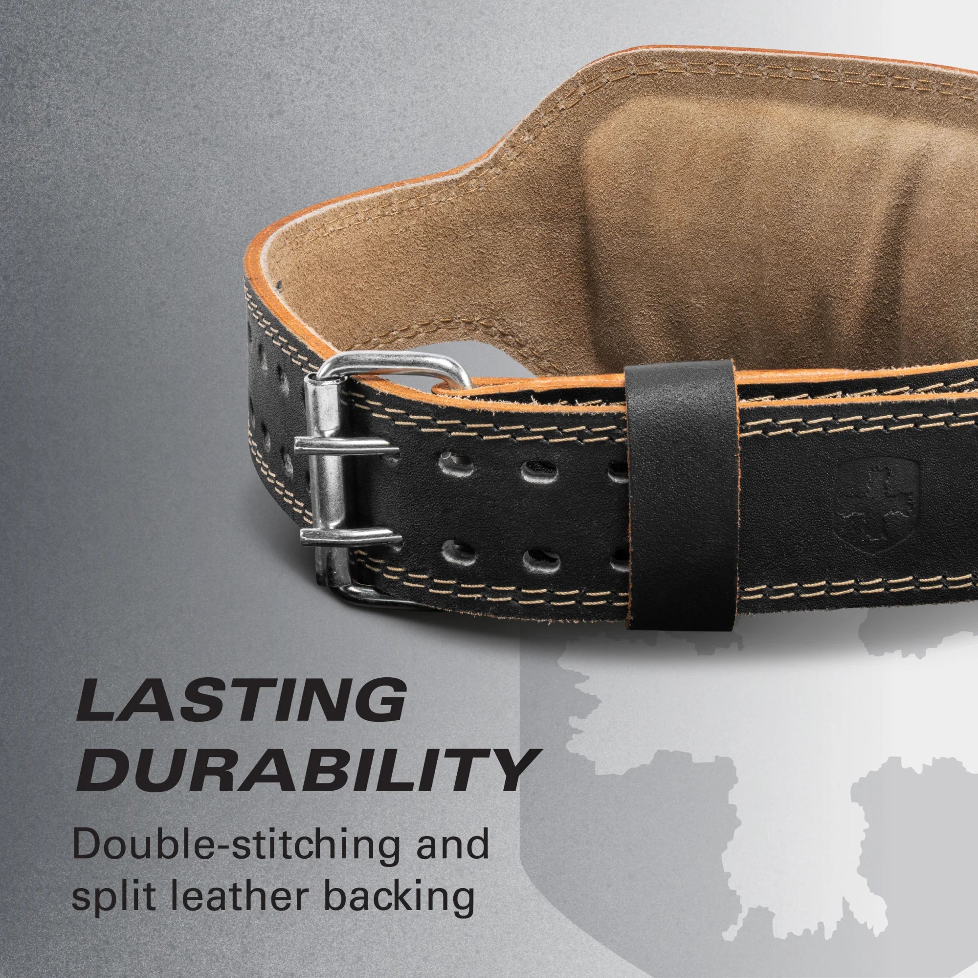 Harbinger 6-Inch Padded Leather Belt 2.0