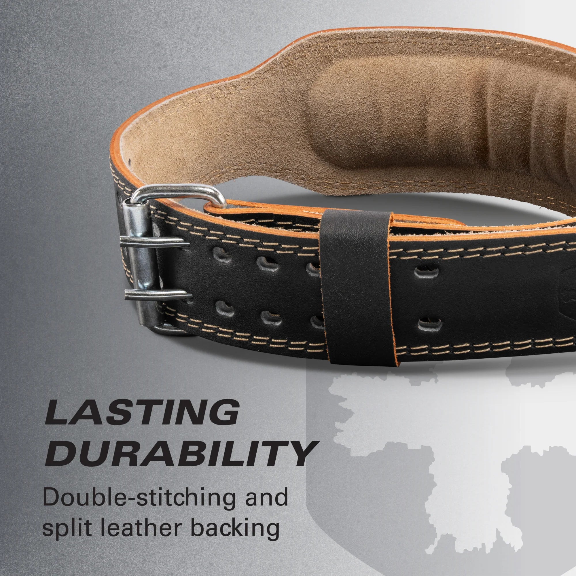 Harbinger 4-Inch Padded Leather Belt 2.0