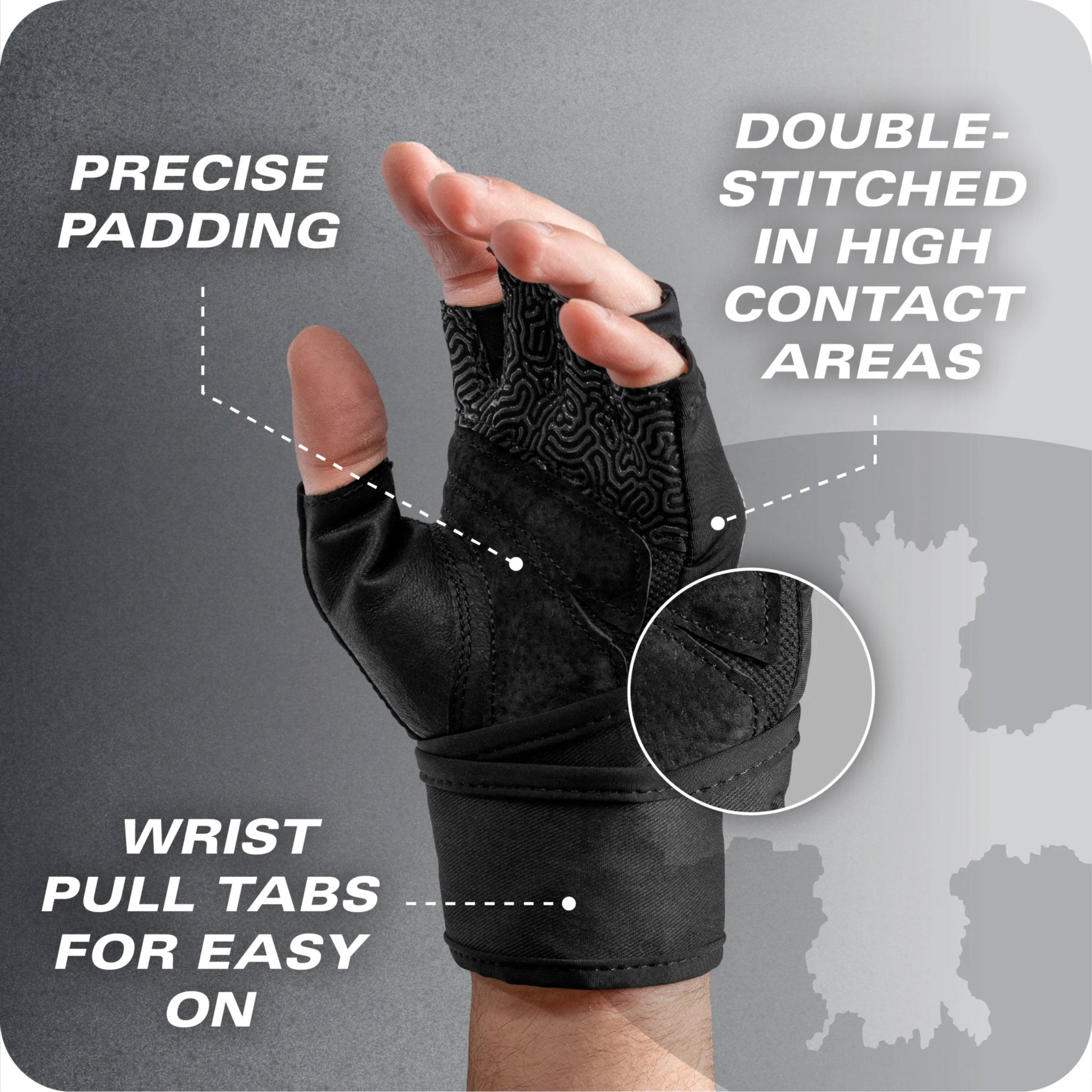 Harbinger Pro Wristwrap Gloves 3.0 - Mens