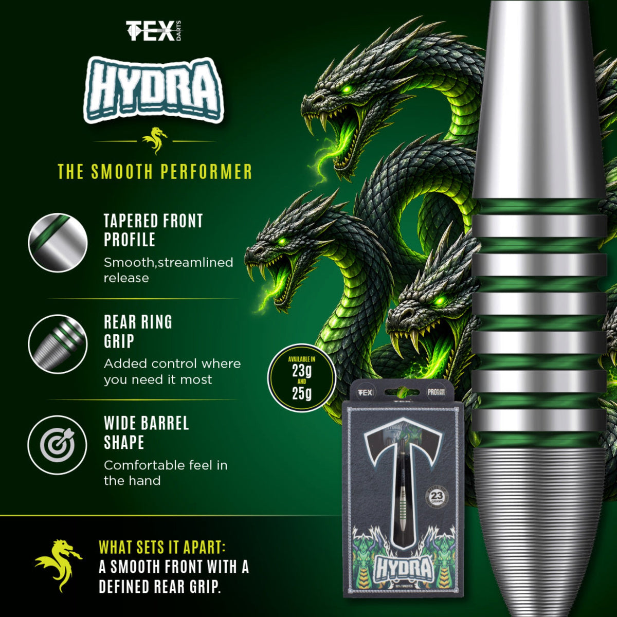 TEX Darts Hydra Tungsten Darts