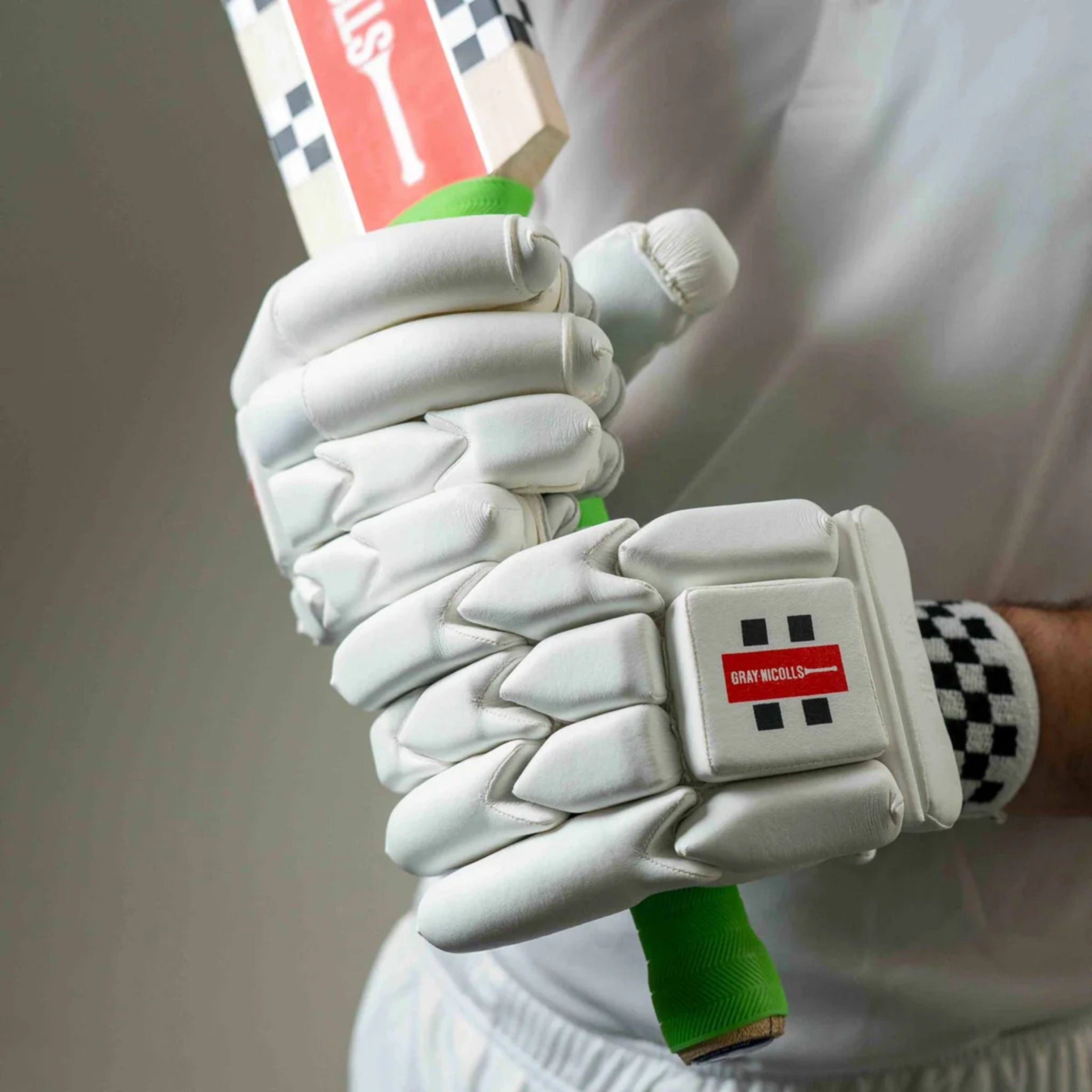 Gray-Nicolls Silver Cricket Batting Gloves
