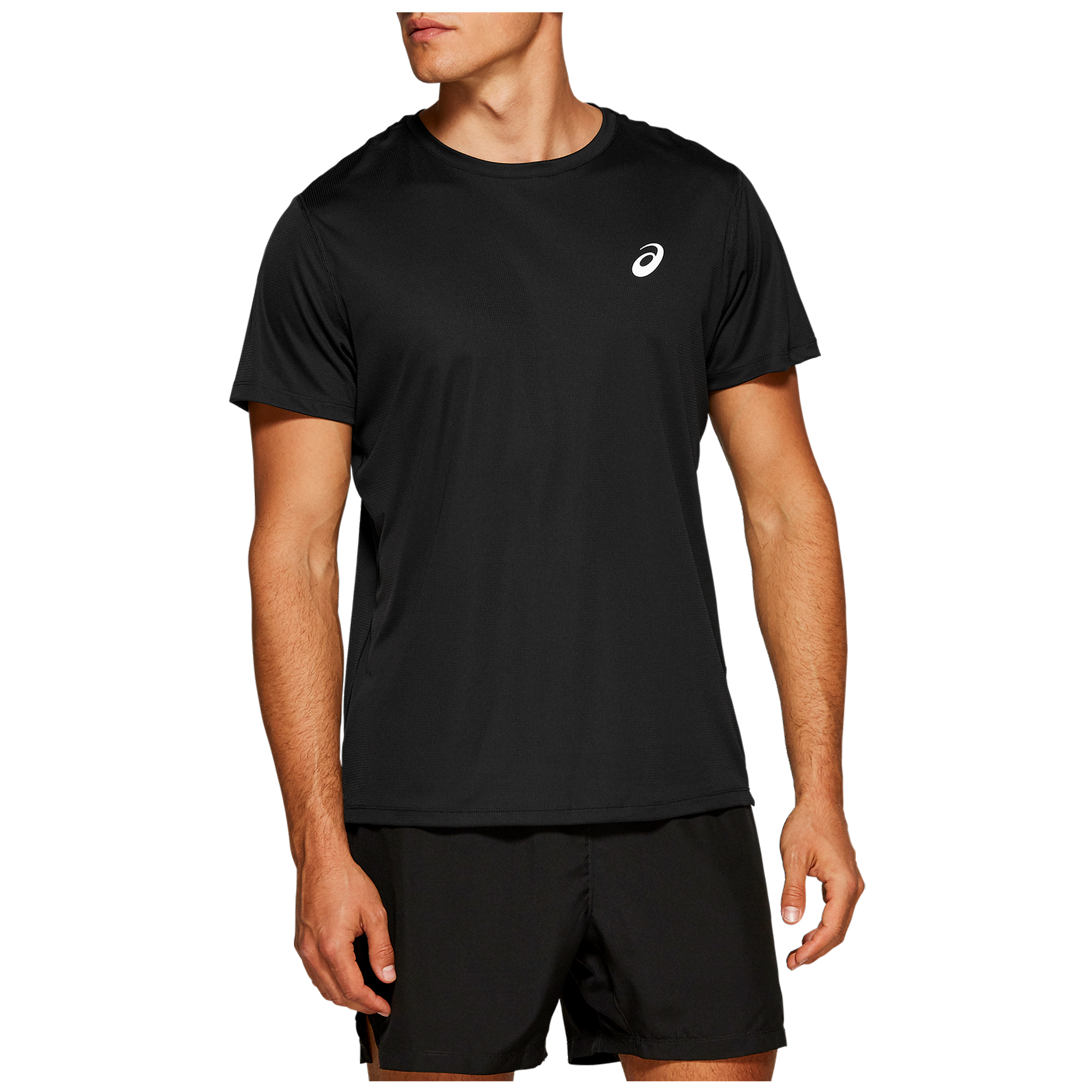 ASICS Silver Mens Running Tee
