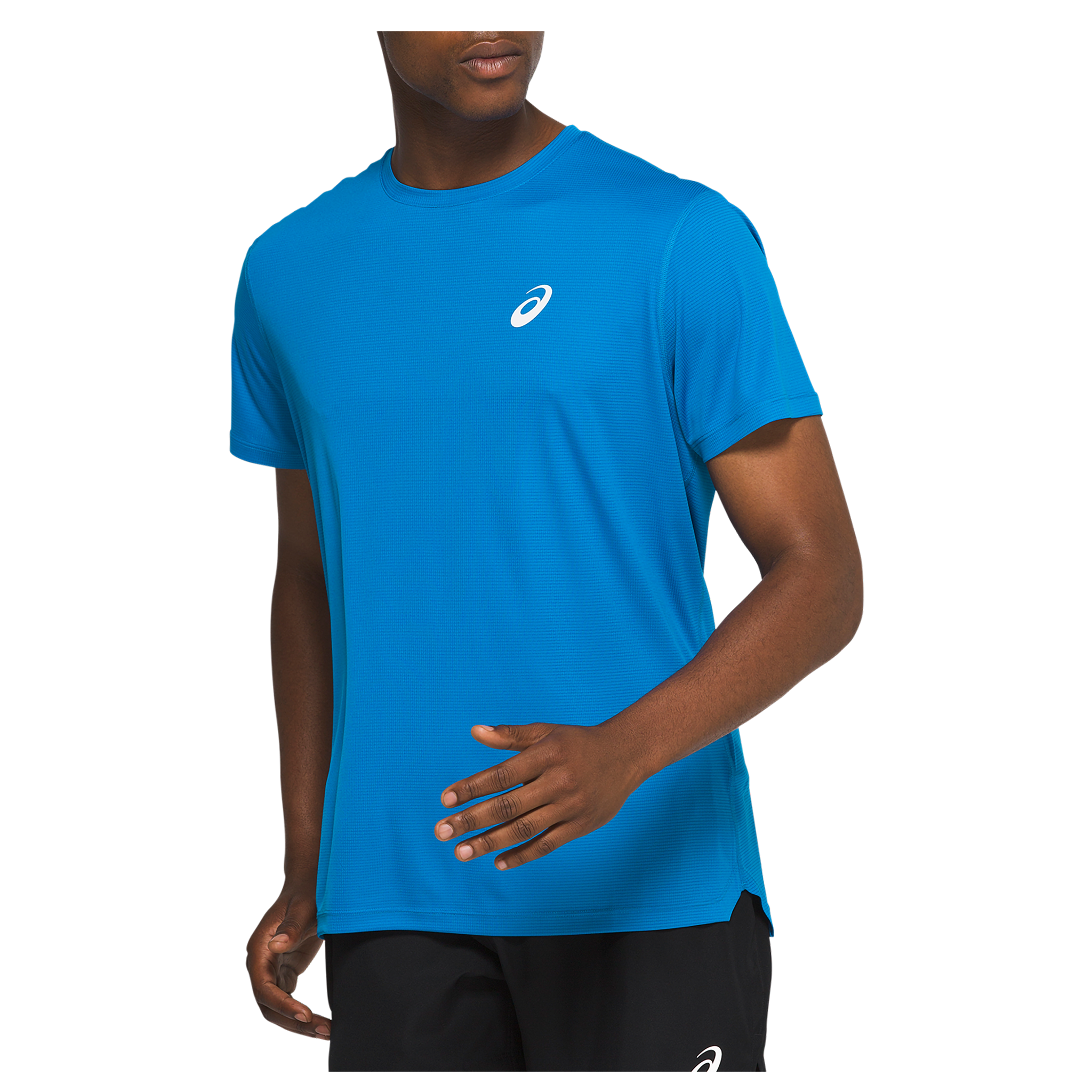 ASICS Silver Mens Running Tee