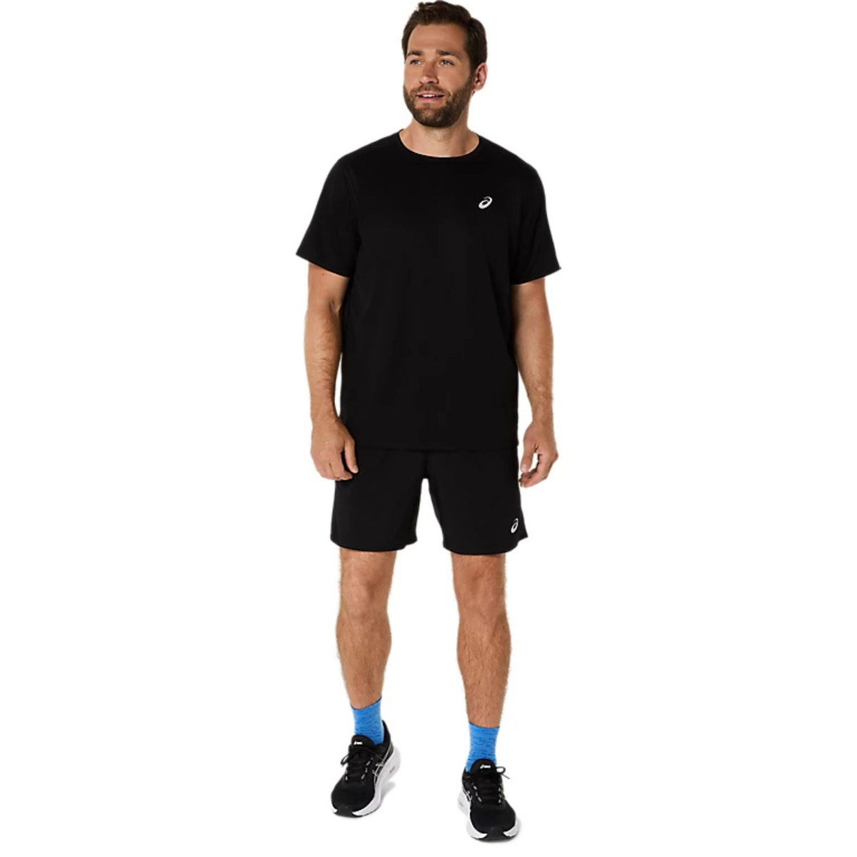 ASICS Silver 7-Inch Mens Running Shorts