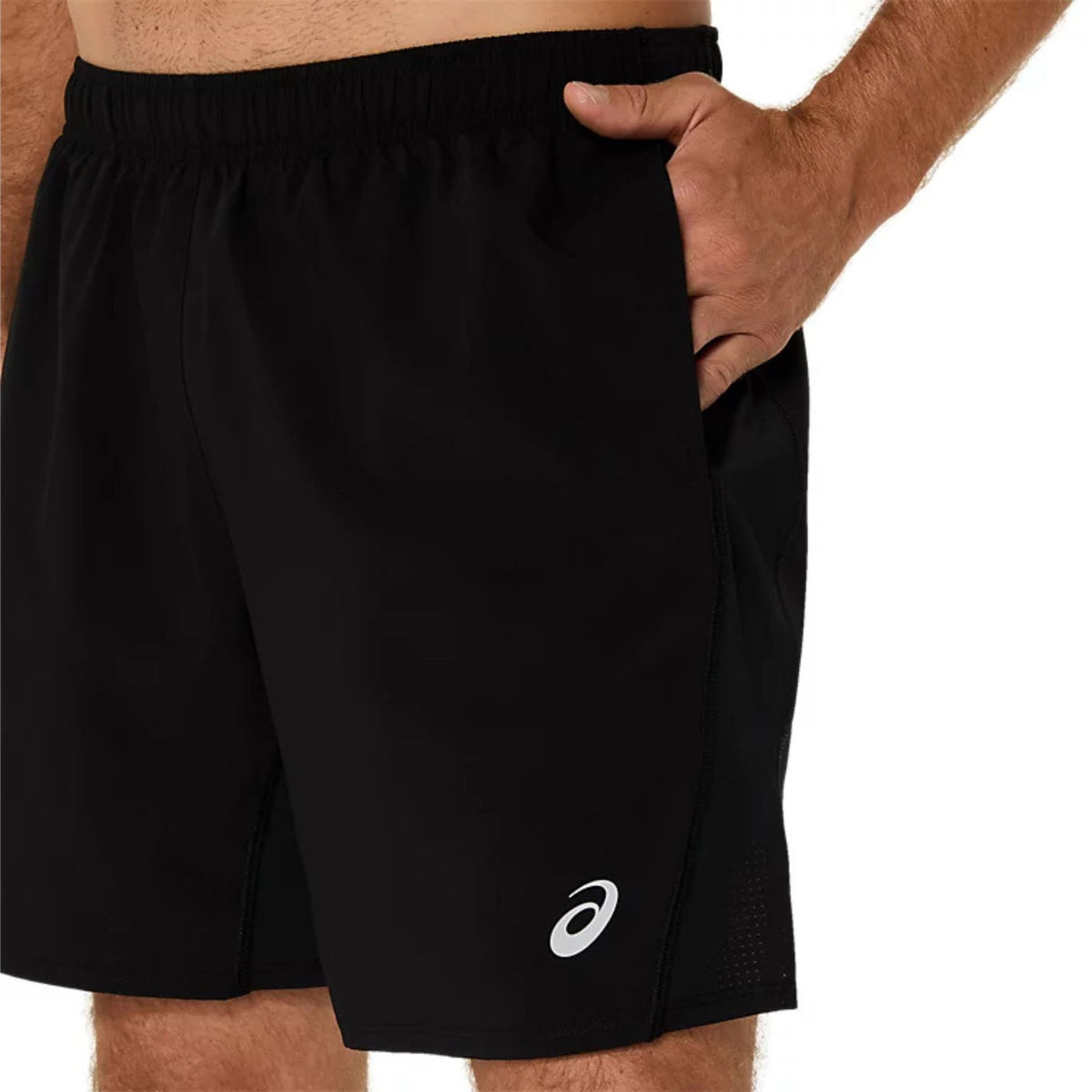 ASICS Silver 7-Inch Mens Running Shorts