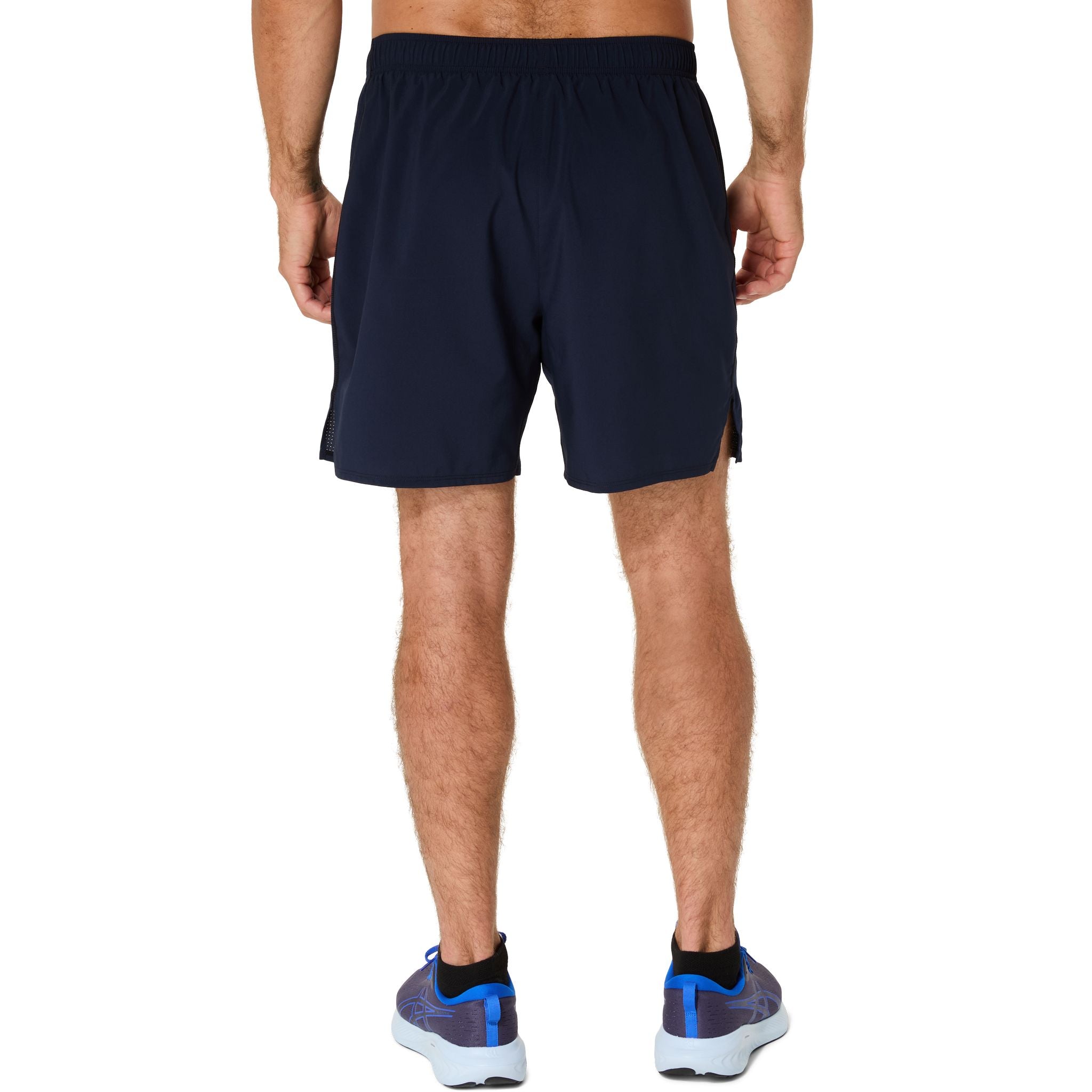 ASICS Silver 7-Inch Mens Running Shorts