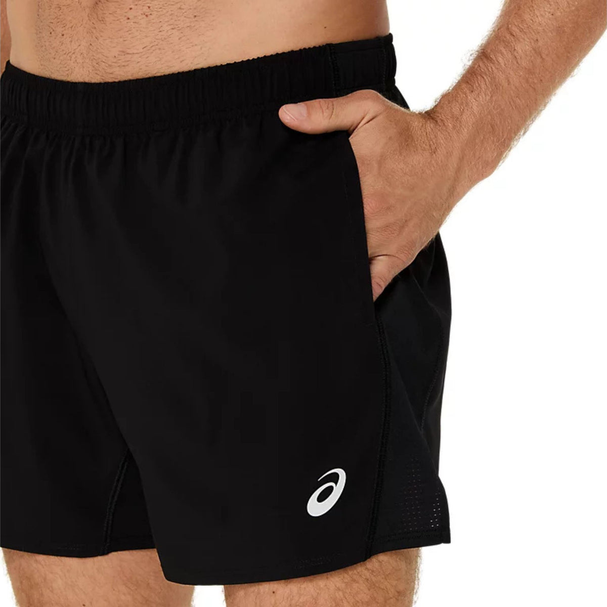 ASICS Silver 5-Inch Mens Running Shorts