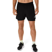 ASICS Silver 2-In-1 5 Inch Mens Running Shorts