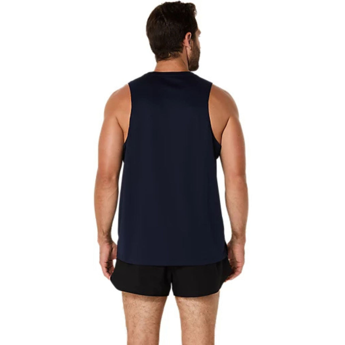 ASICS Silver Mens Running Tank