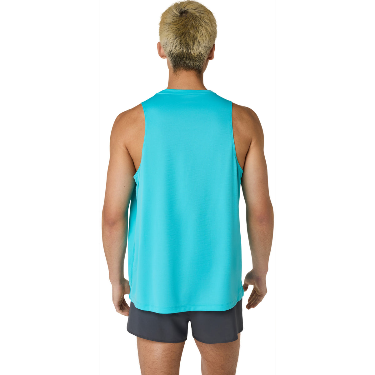 ASICS Silver Mens Running Tank