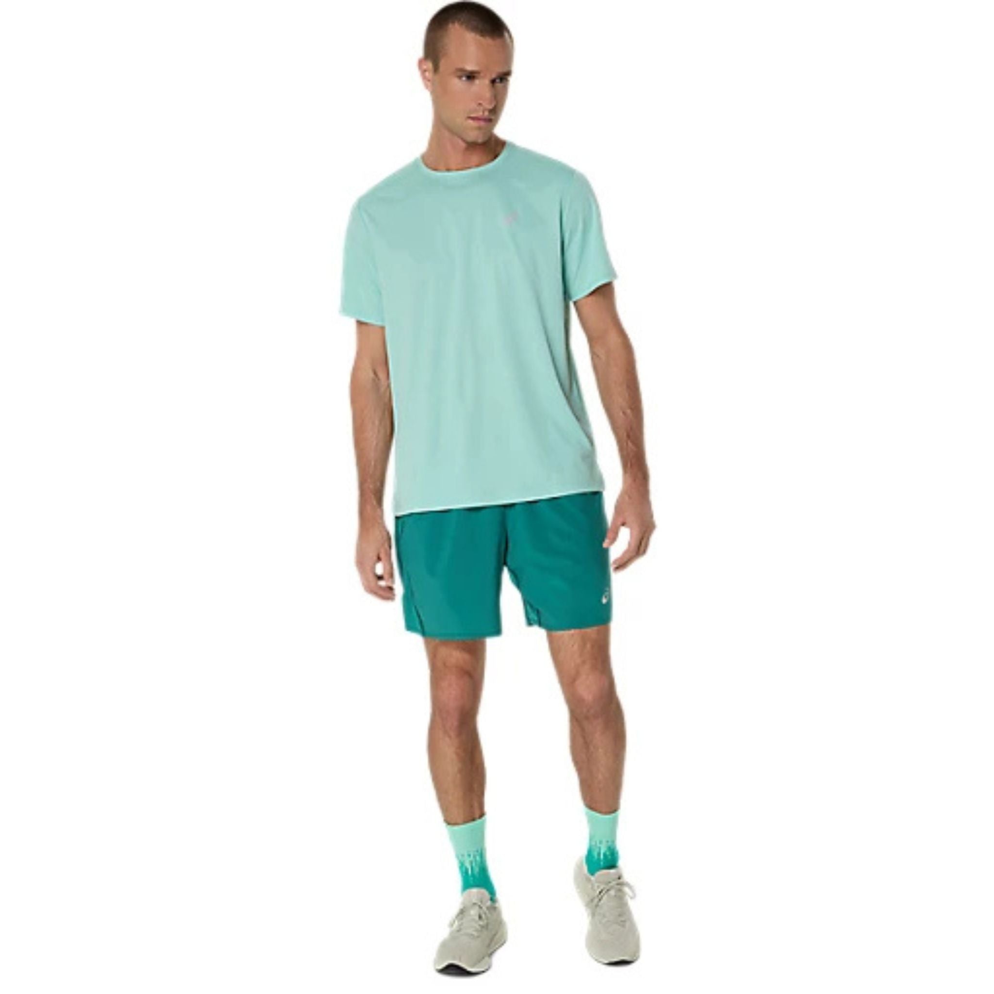 ASICS Silver Mens Running Tee