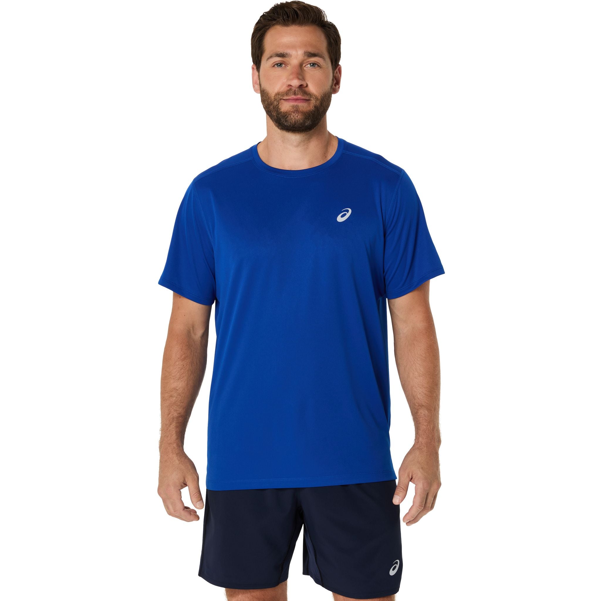 ASICS Silver Mens Running Tee