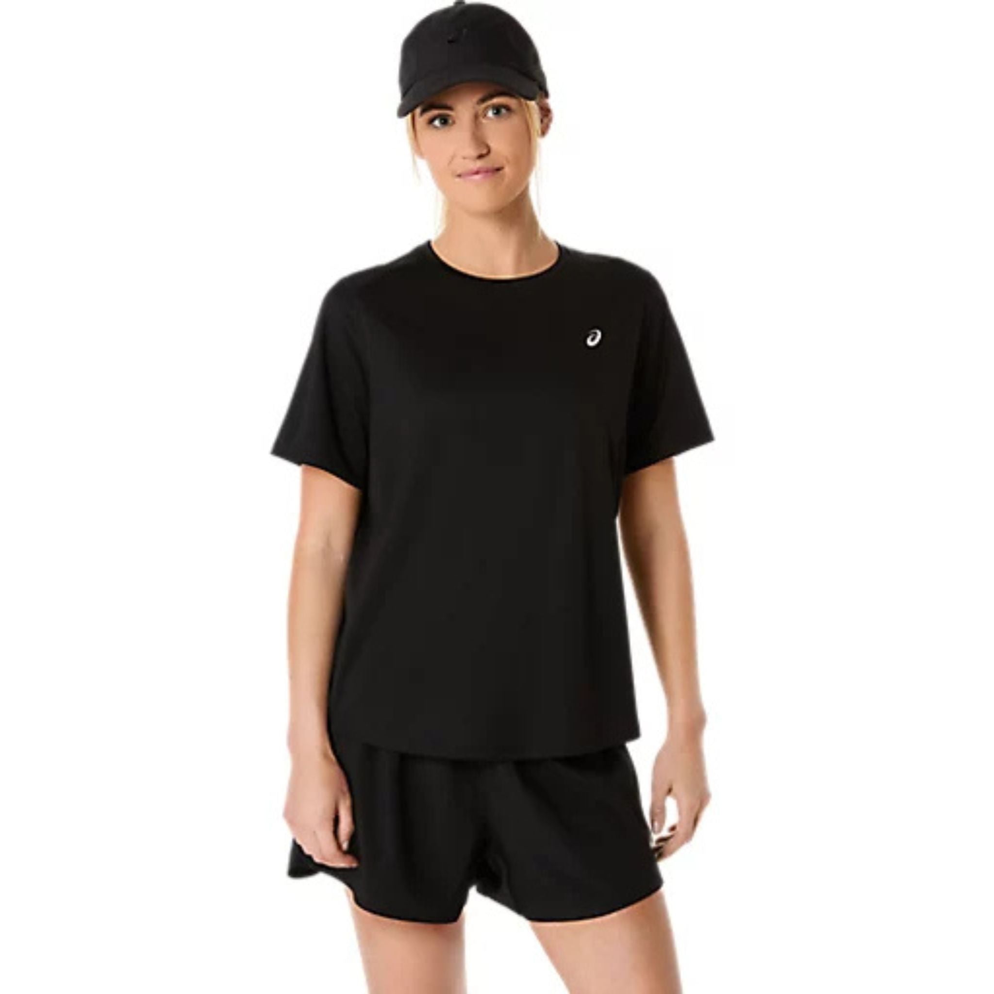 ASICS Silver Womens Running Tee