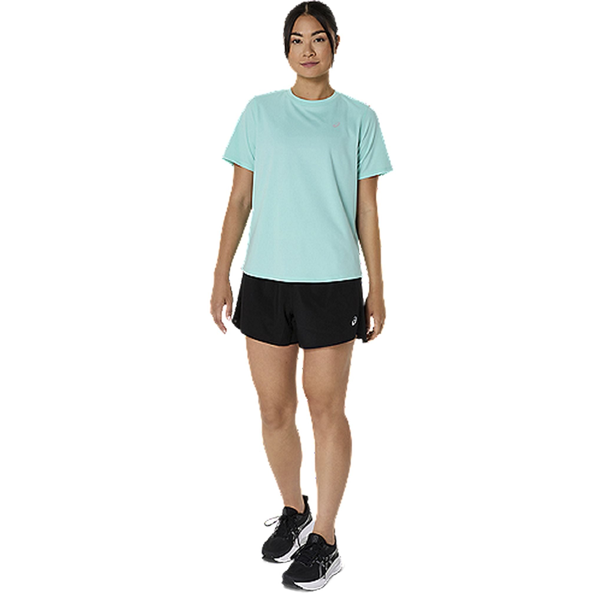 ASICS Silver Womens Running Tee