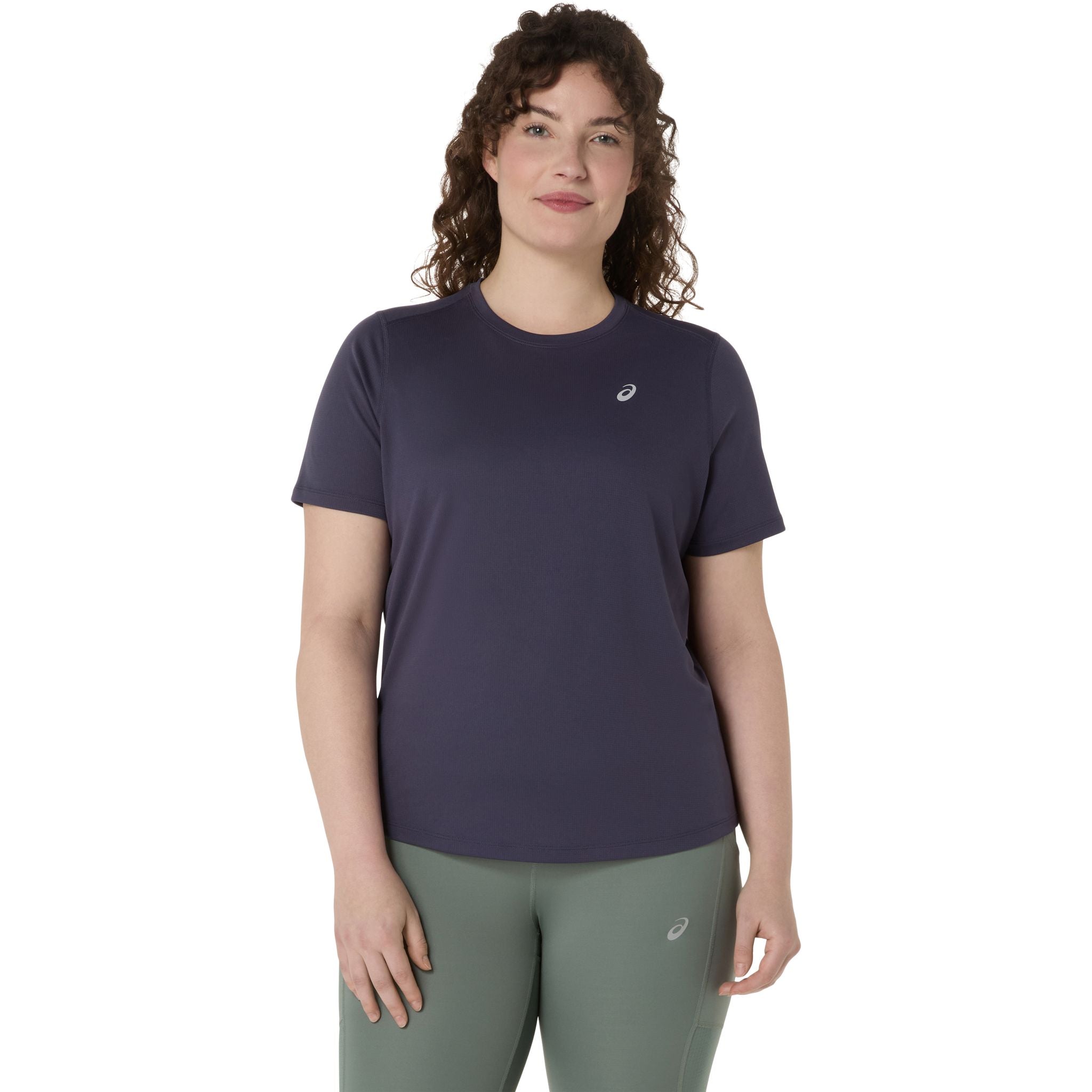 ASICS Silver Womens Running Tee