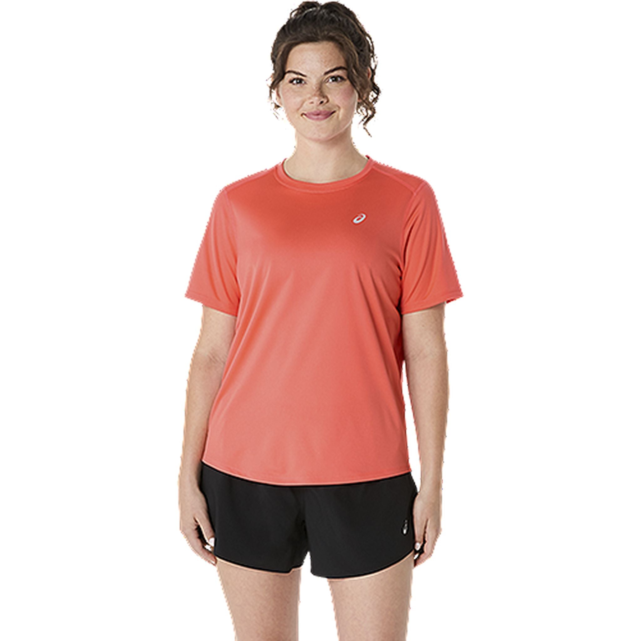 ASICS Silver Womens Running Tee