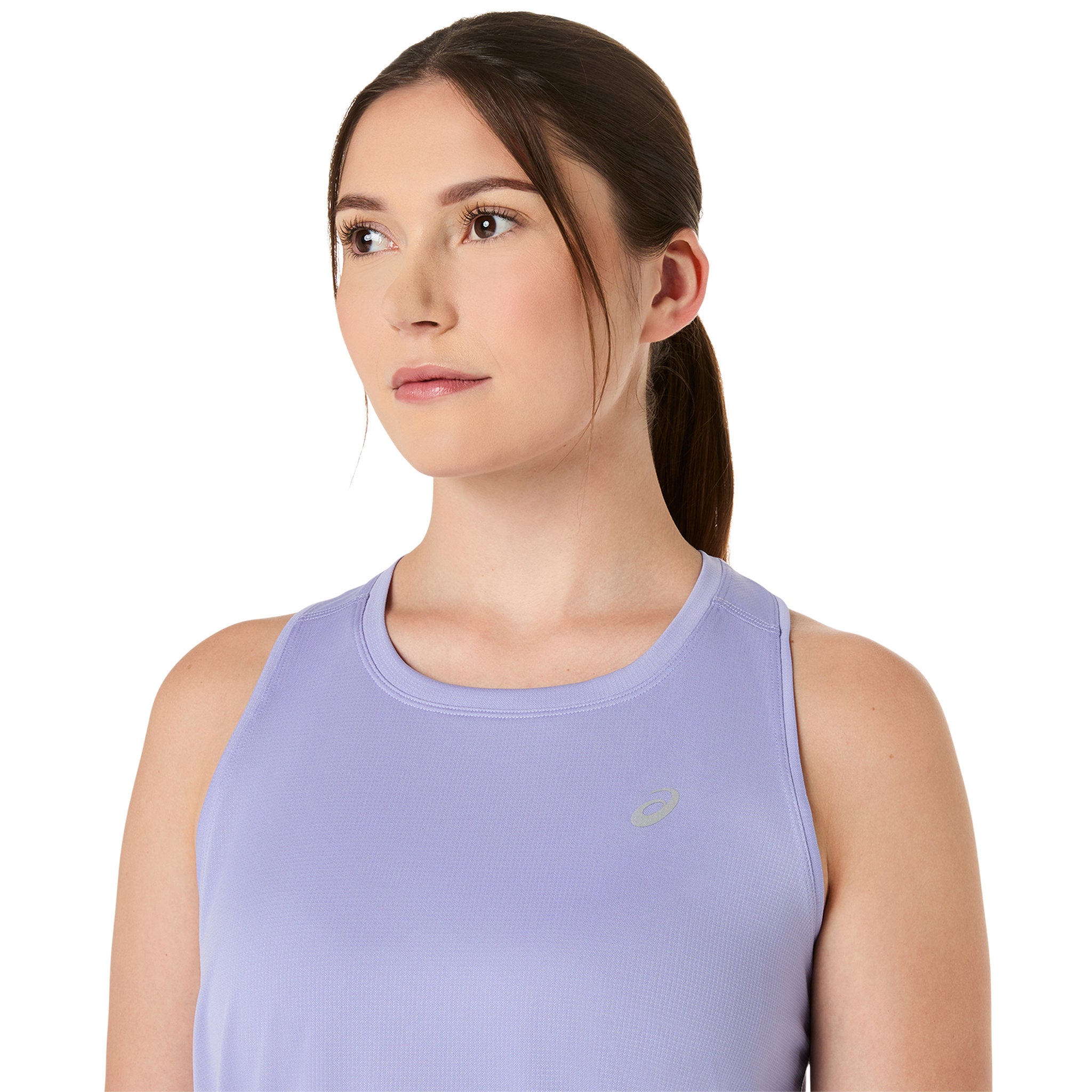 ASICS Silver Womens Running Tank