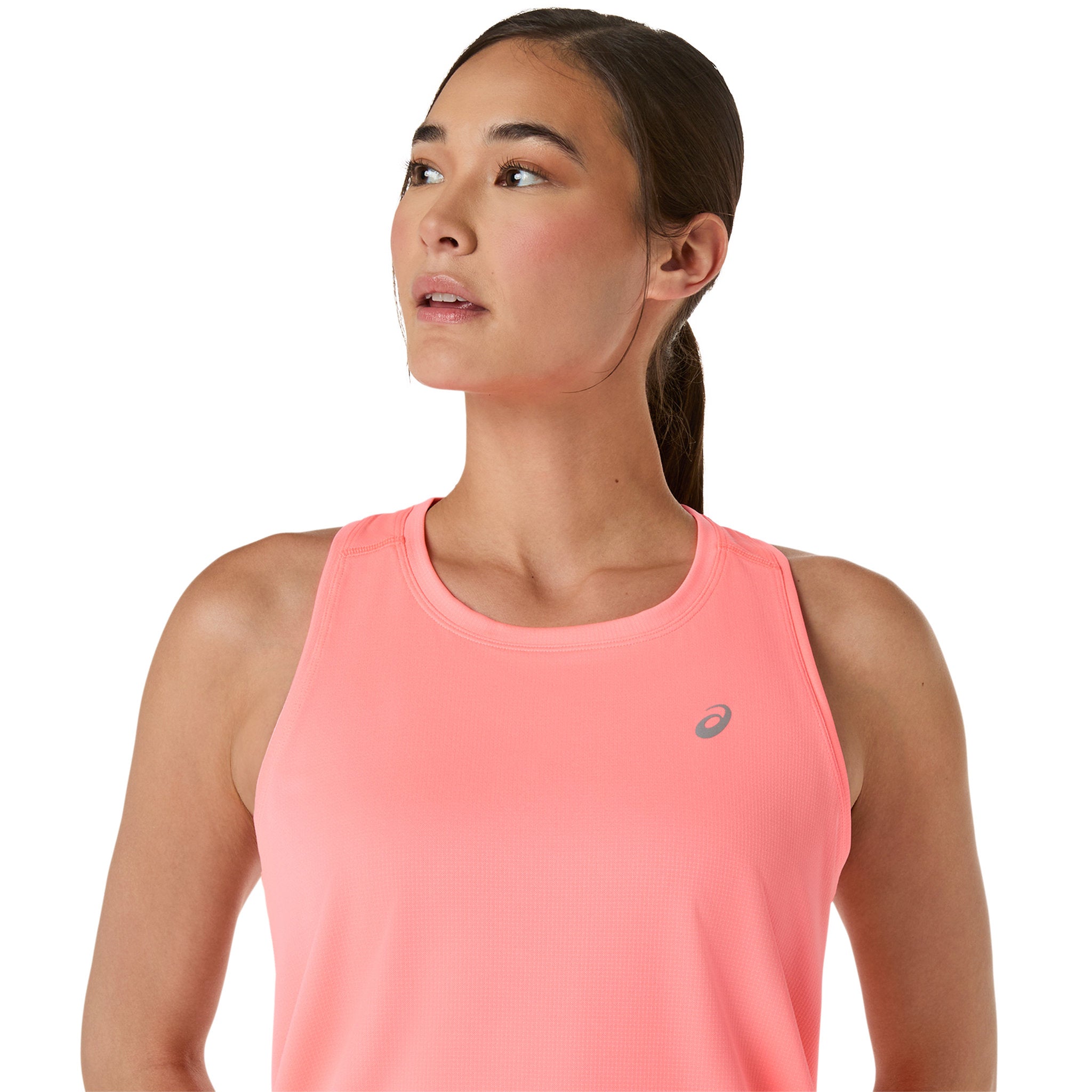 ASICS Silver Womens Running Tank