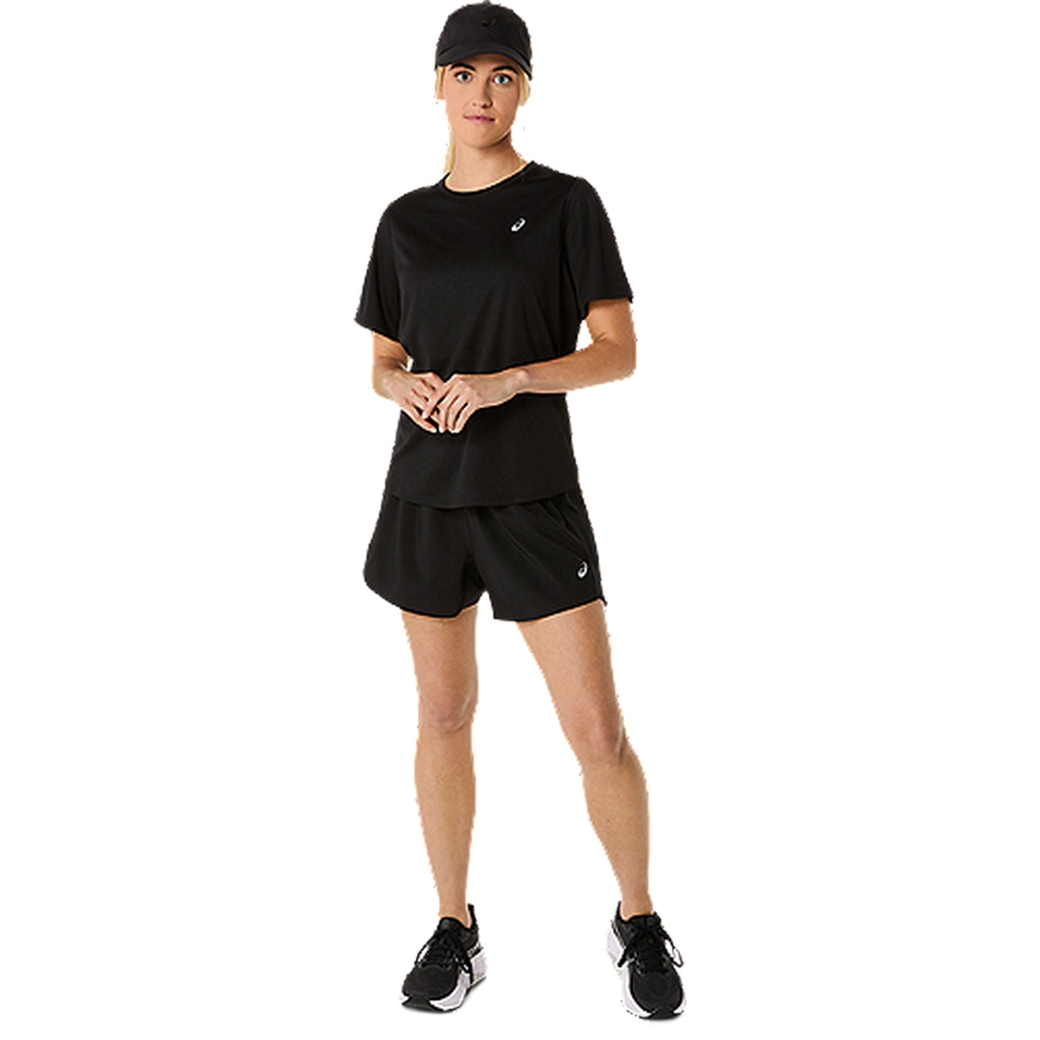 ASICS Silver 4 Inch Womens Running Shorts