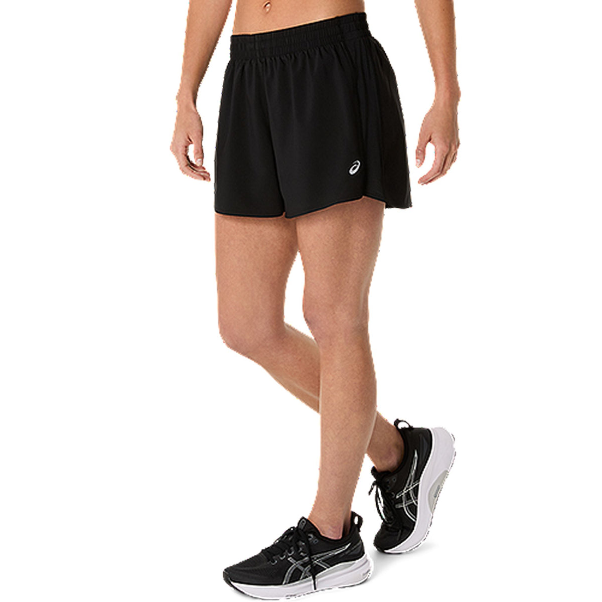 ASICS Silver 4-Inch Womens Running Shorts