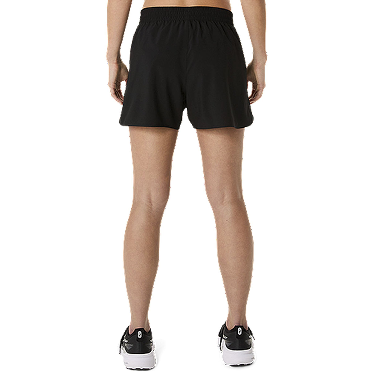 ASICS Silver 4-Inch Womens Running Shorts
