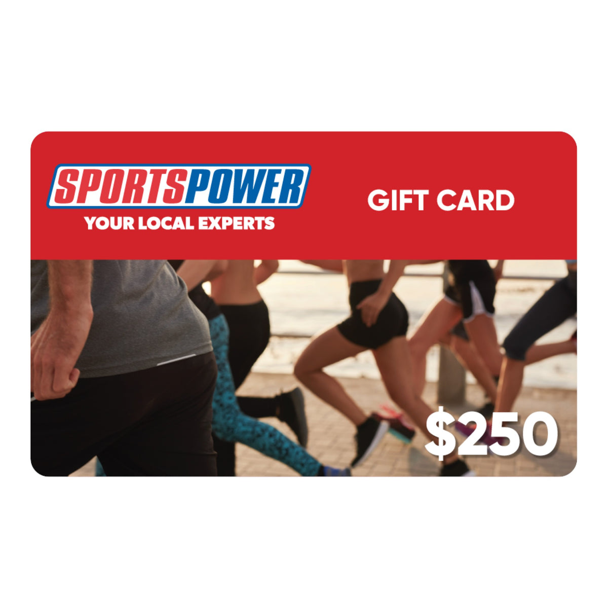 SportsPower $250 Gift Card - Physical Card