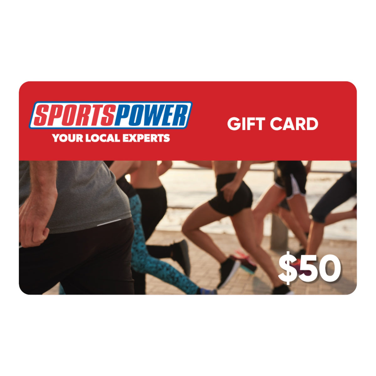 SportsPower $50 Gift Card - Physical Card